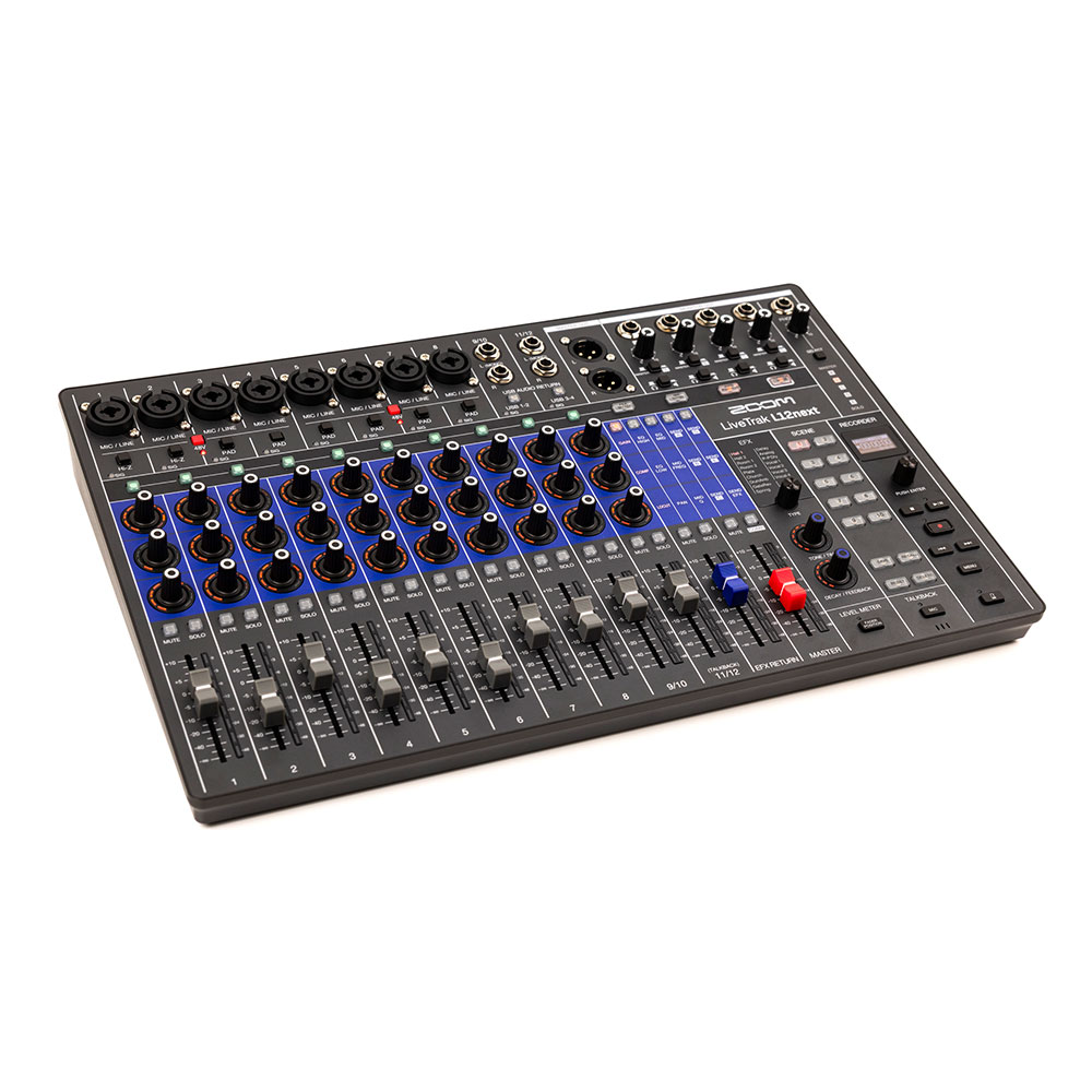 Zoom Recorder L12next LiveTrak Digital Mixer and Recorder
