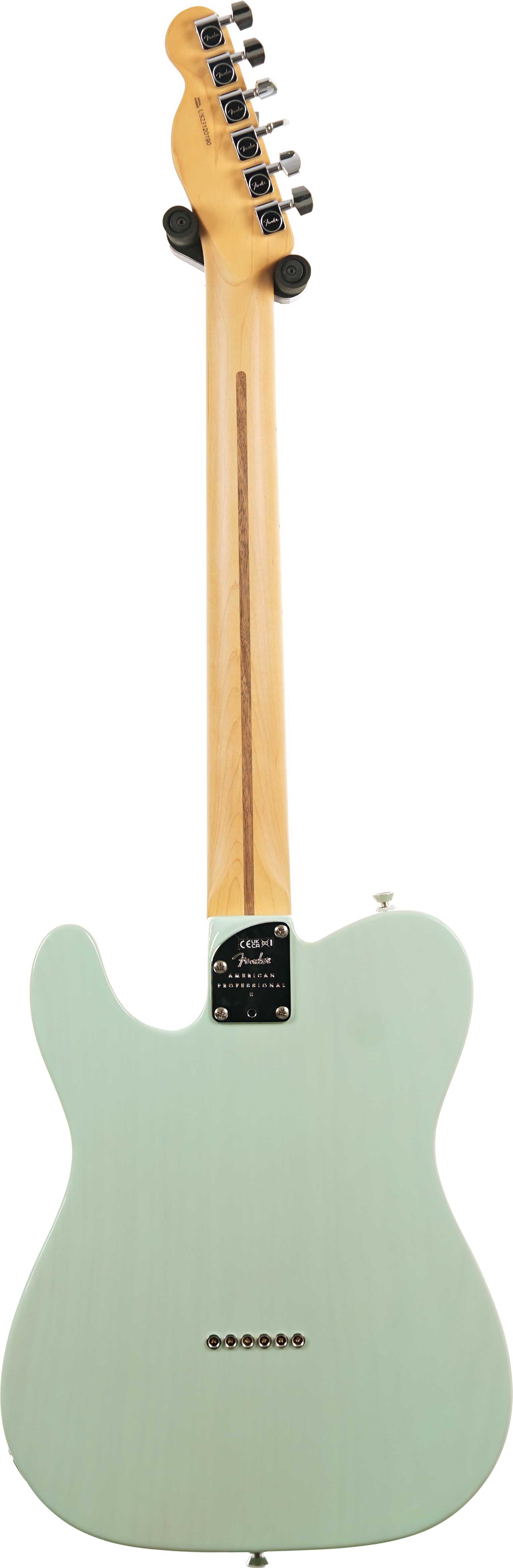 Fender Limited Edition American Professional II Telecaster Thinline Transparent Surf Green Maple Fingerboard #US23120190