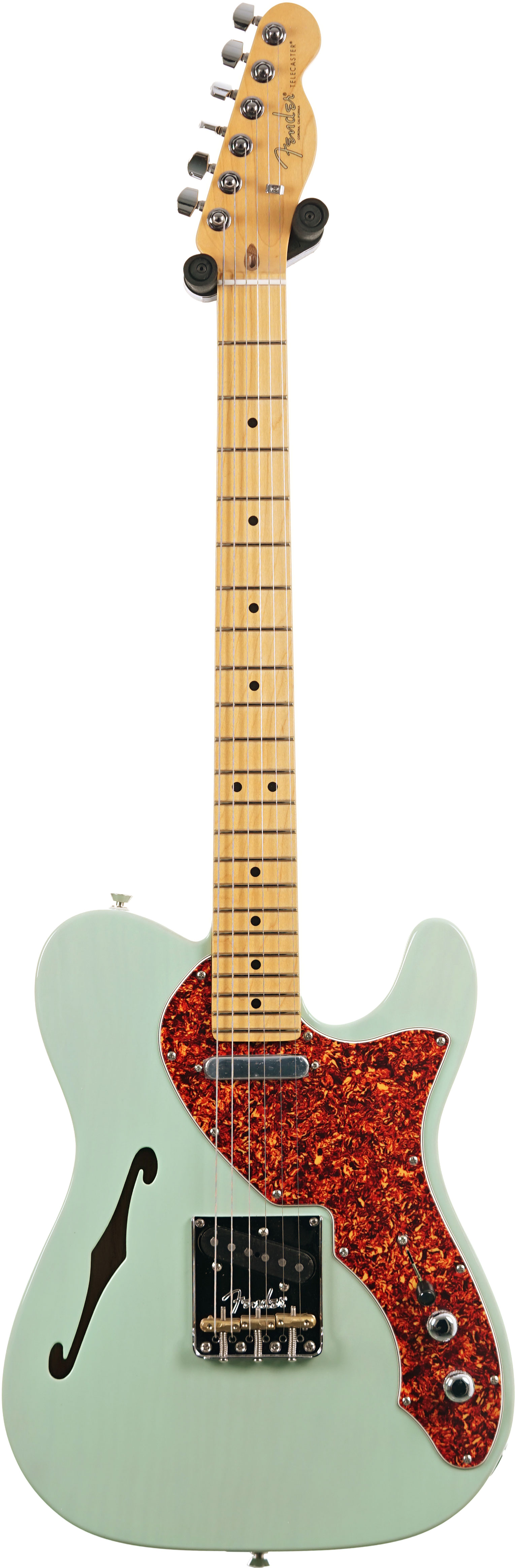 Fender Limited Edition American Professional II Telecaster Thinline Transparent Surf Green Maple Fingerboard #US23120190