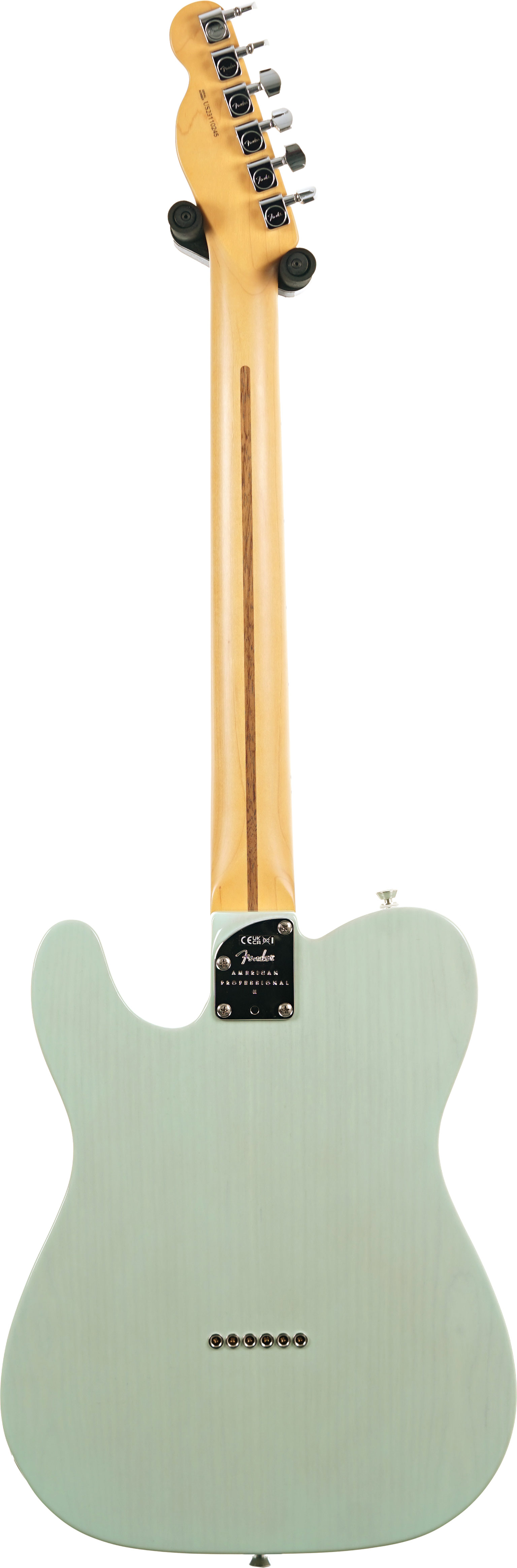 Fender Limited Edition American Professional II Telecaster Thinline Transparent Surf Green Maple Fingerboard #US23110245