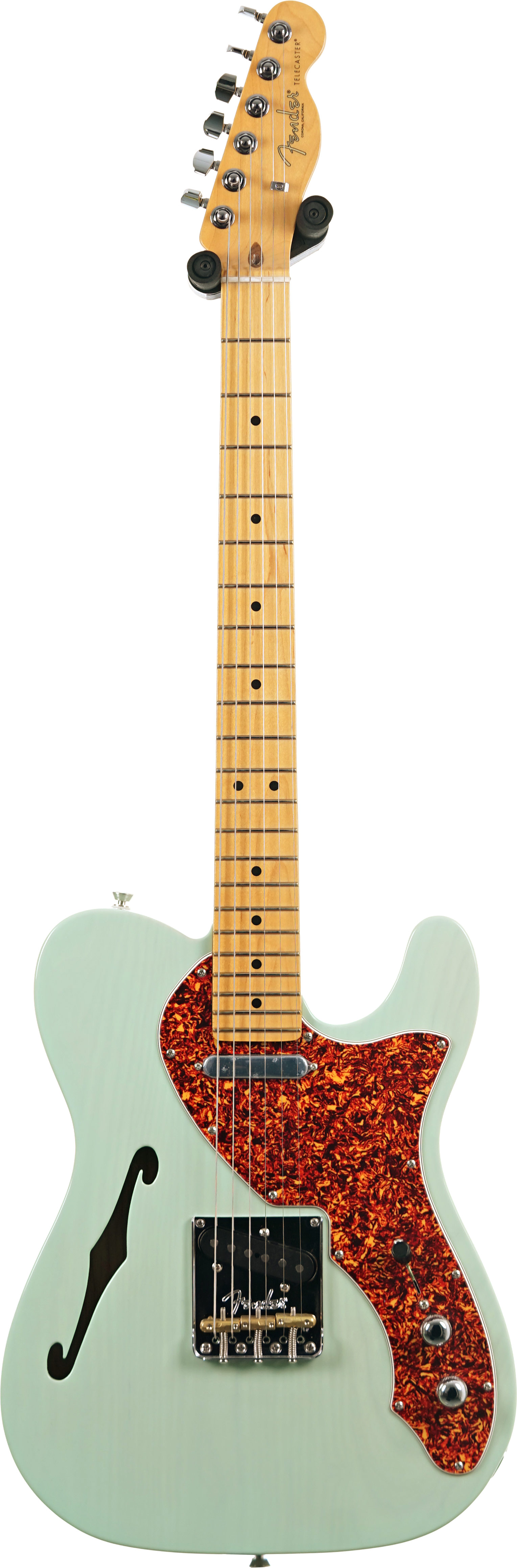 Fender Limited Edition American Professional II Telecaster Thinline Transparent Surf Green Maple Fingerboard #US23110245