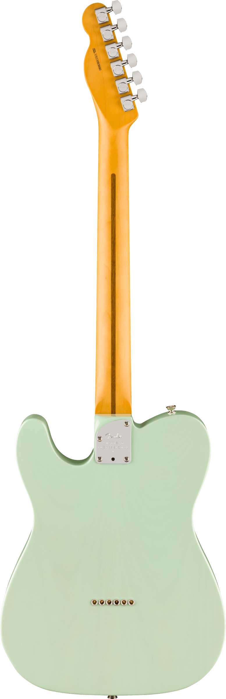 Fender Limited Edition American Professional II Telecaster Thinline Transparent Surf Green Maple Fingerboard