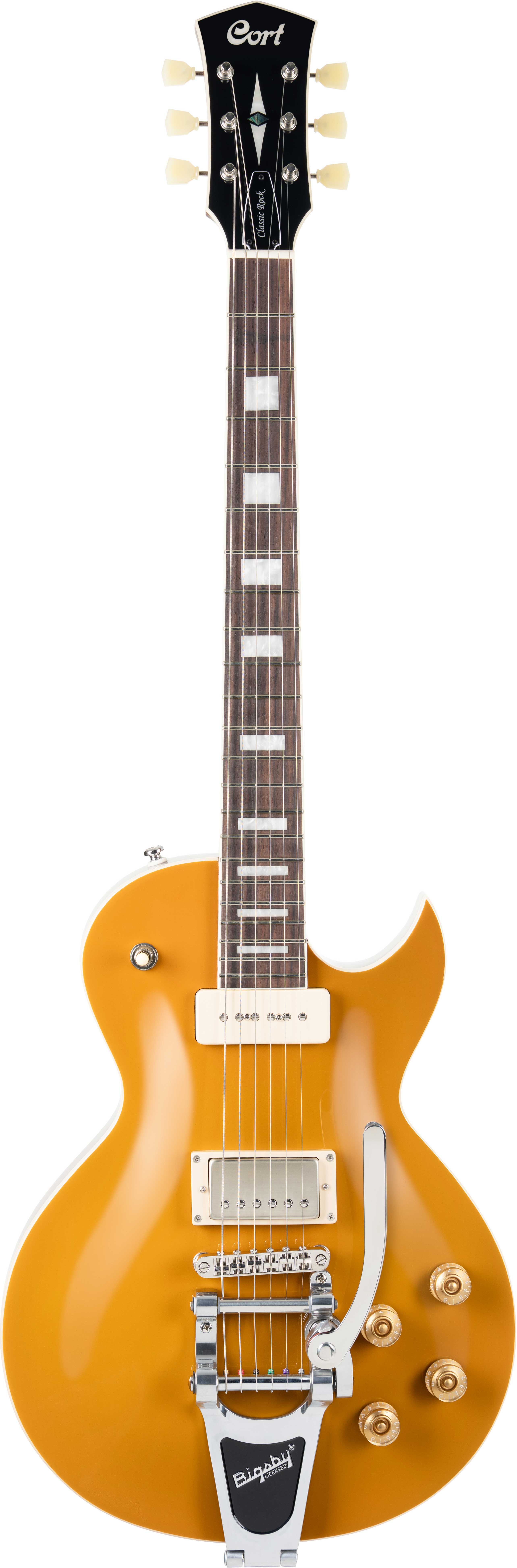 Cort CR200 Bigsby Vibrato Gold Top
