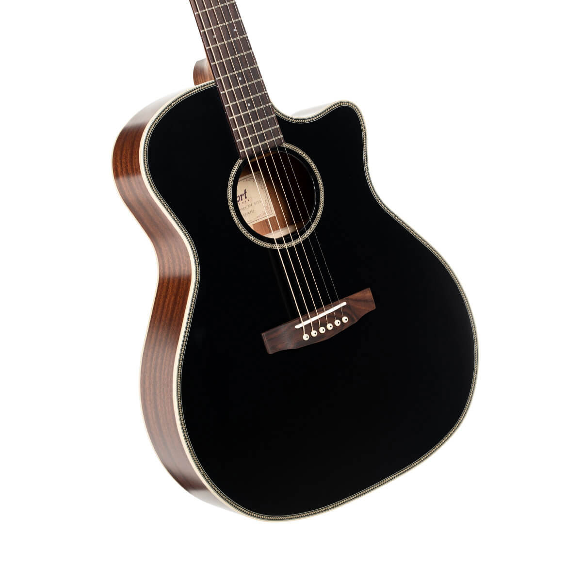 Cort Essence GA4 Special Black Top Semi-Gloss