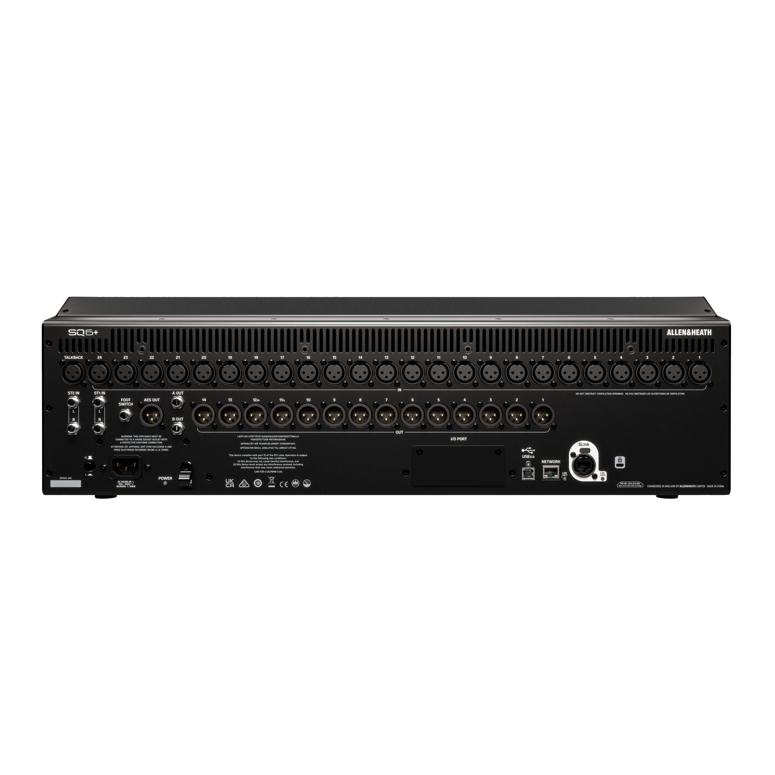 Allen & Heath SQ6+ 48 Channel UltraFX Ready Digital Mixer