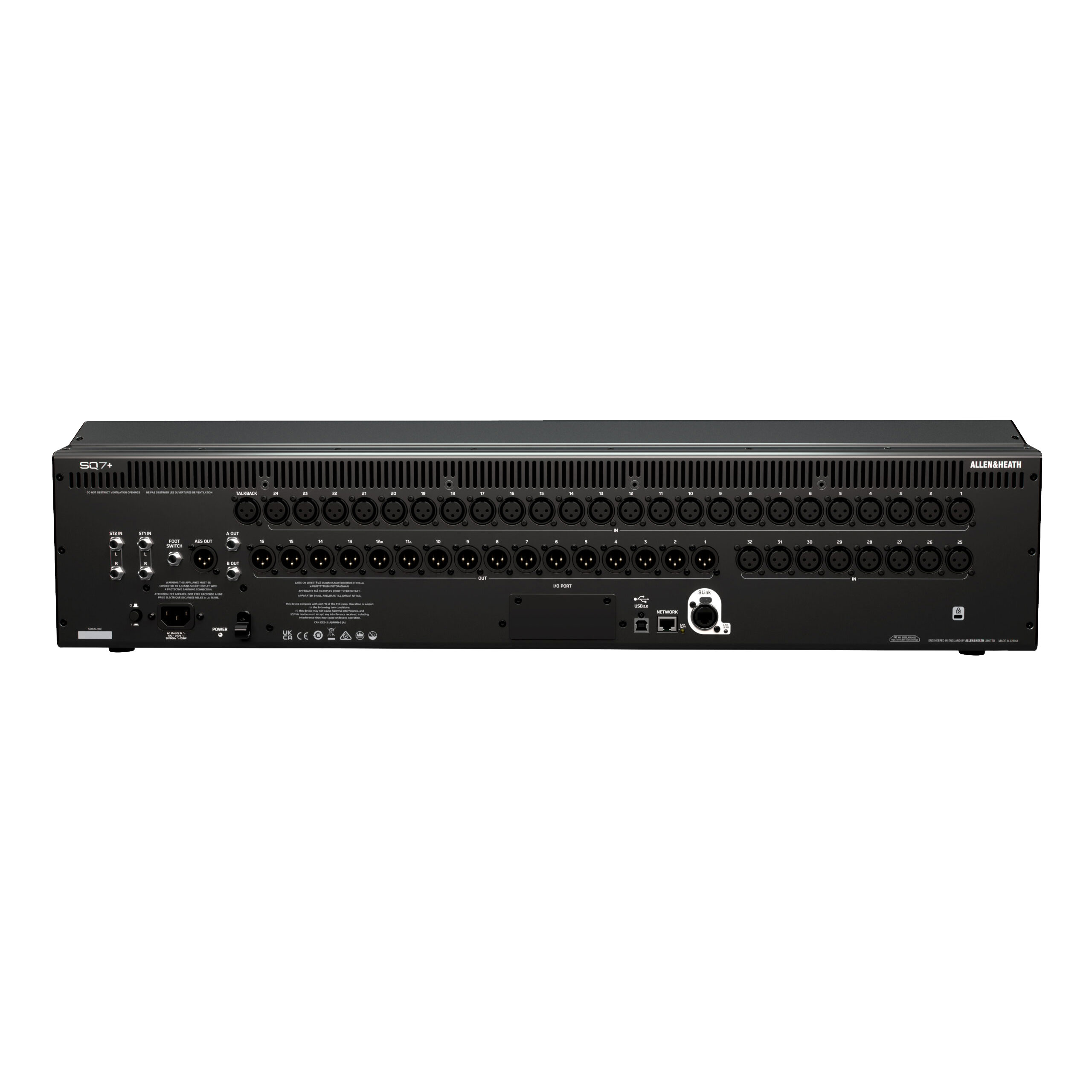 Allen & Heath SQ7+ 48 Channel UltraFX Ready Digital Mixer