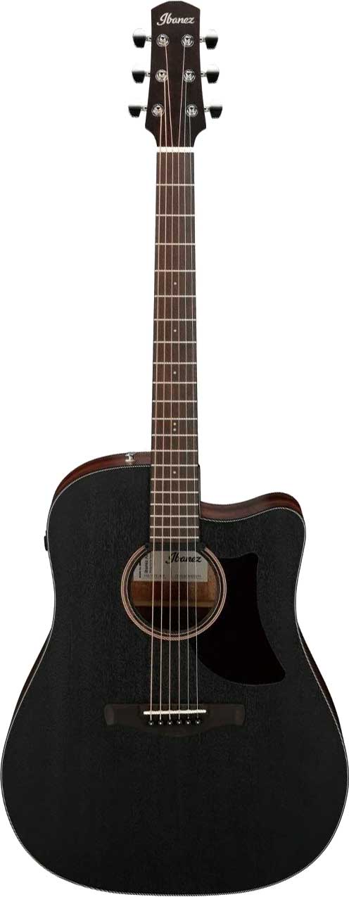 Ibanez AAD190CE Advanced Acoustic Weathered Black Open Pore