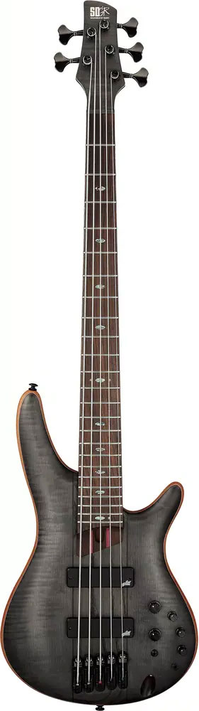 Ibanez SR Premium SR1455DW 5 String Transparent Grey Flat