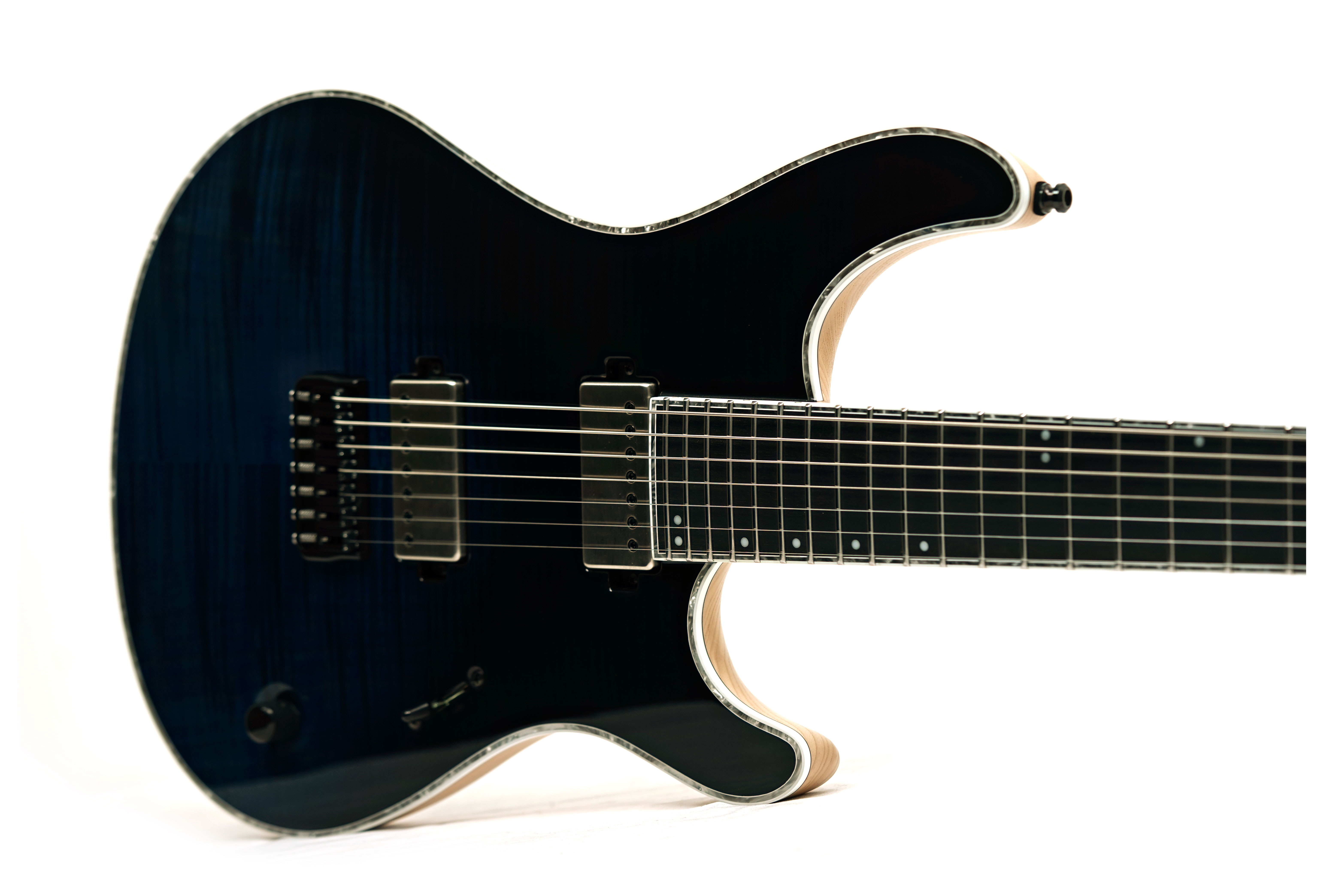 Mayones Regius 7 4A Flamed Maple Trans Light Blue Spirit #RF2603260