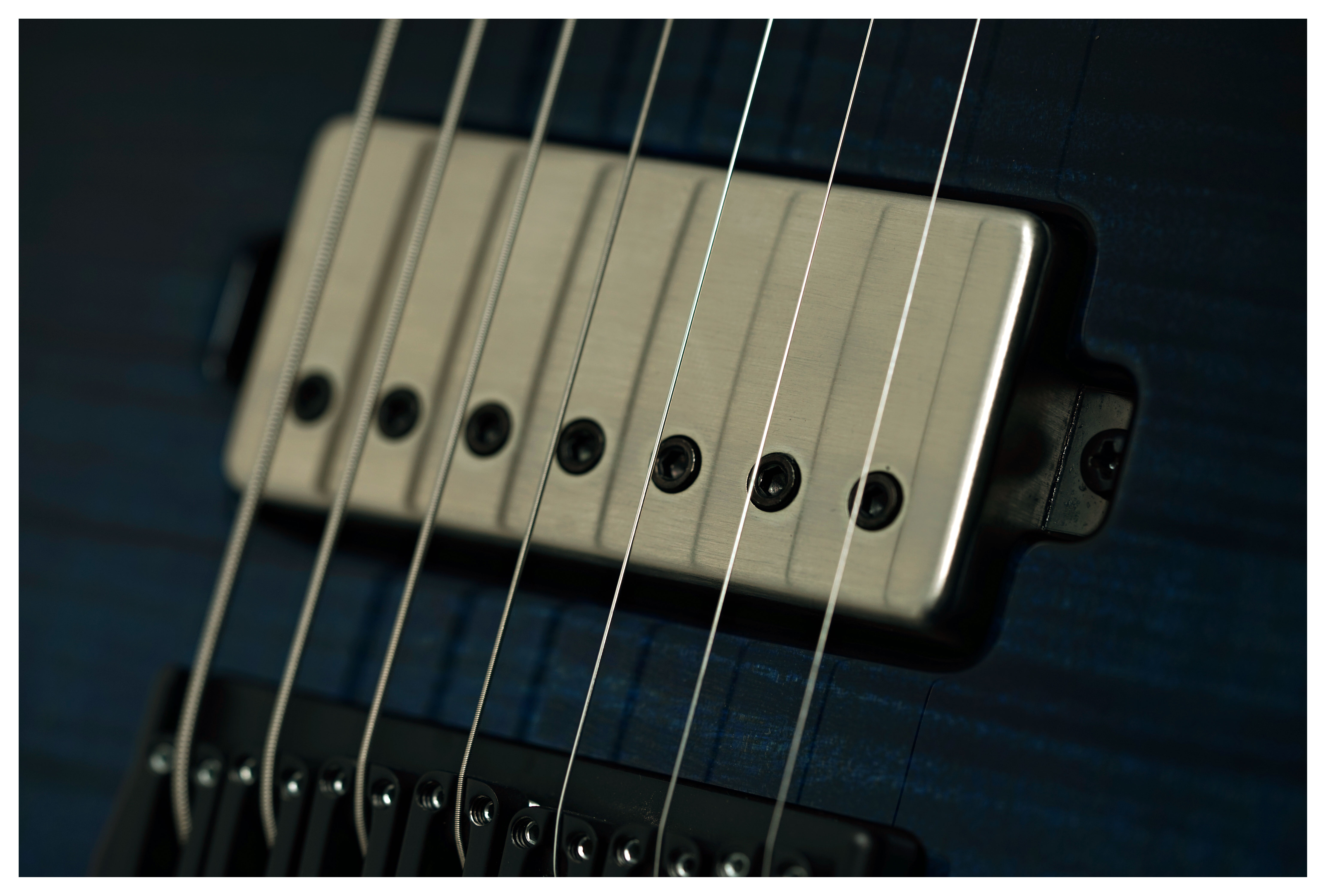 Mayones Regius 7 4A Flamed Maple Trans Light Blue Spirit #RF2603260