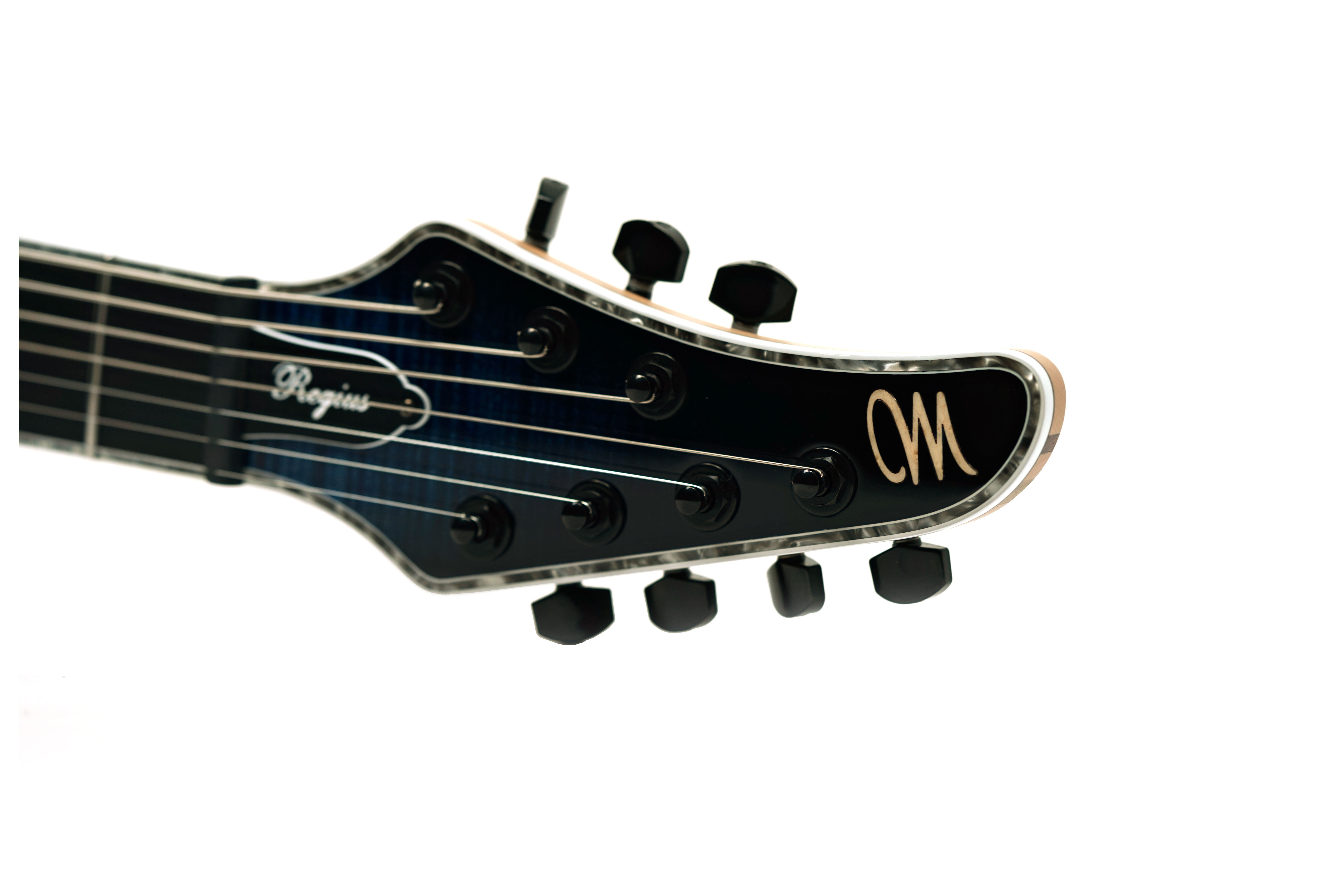 Mayones Regius 7 4A Flamed Maple Trans Light Blue Spirit #RF2603260