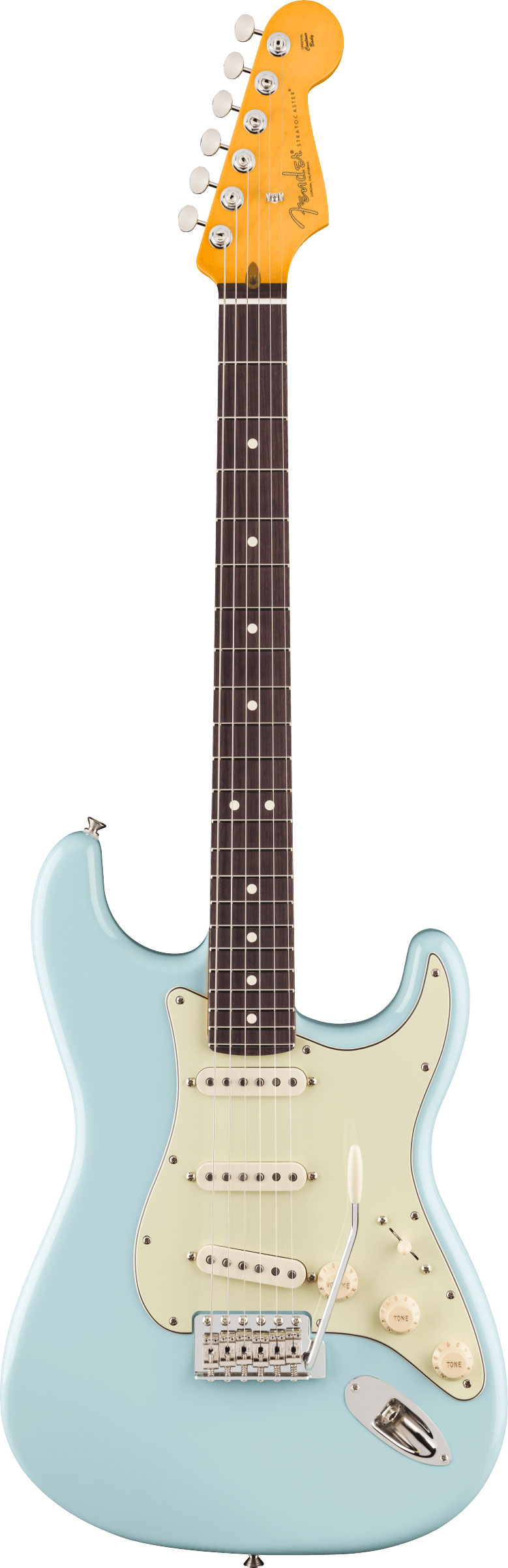Fender Limited Edition Professional Classic Silent Stratocaster Daphne Blue Rosewood Fingerboard