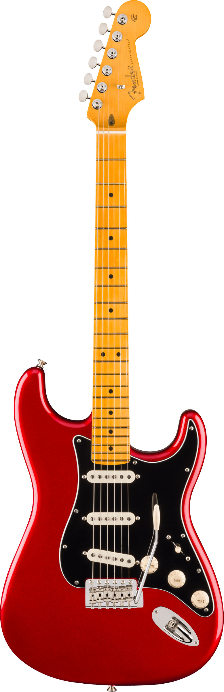 Fender Limited Edition Professional Classic Silent Stratocaster Candy Apple Red Maple Fingerboard