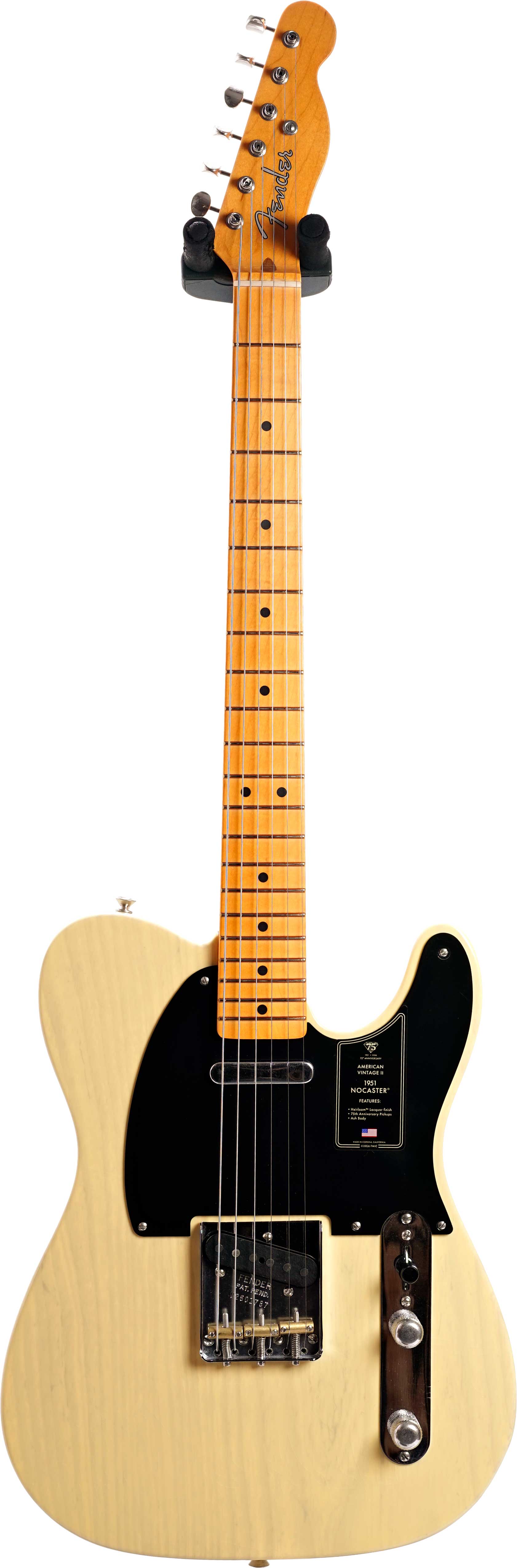 Fender 75th Anniversary American Vintage II 1951 Nocaster Blonde Maple Fingerboard #V2601787