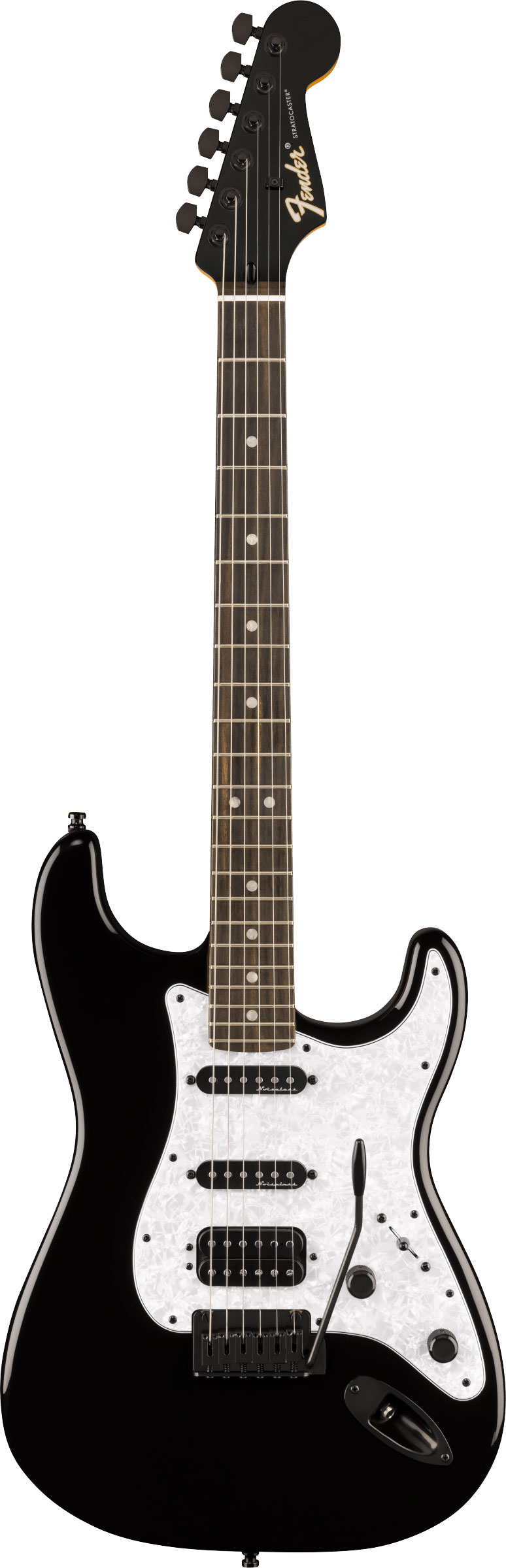 Fender Limited Edition Player Fusion Stratocaster HSS Ebony Fingerboard Black