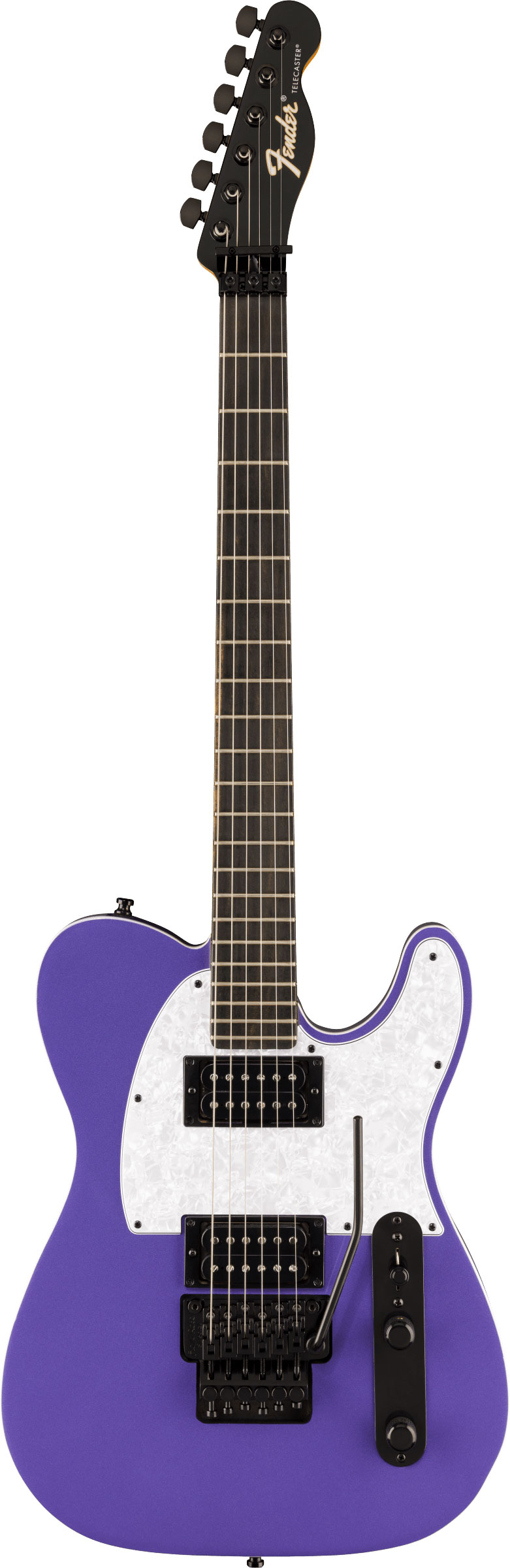 Fender Limited Edition Player Fusion Telecaster HH Floyd Rose Ebony Fingerboard Aura Metallic