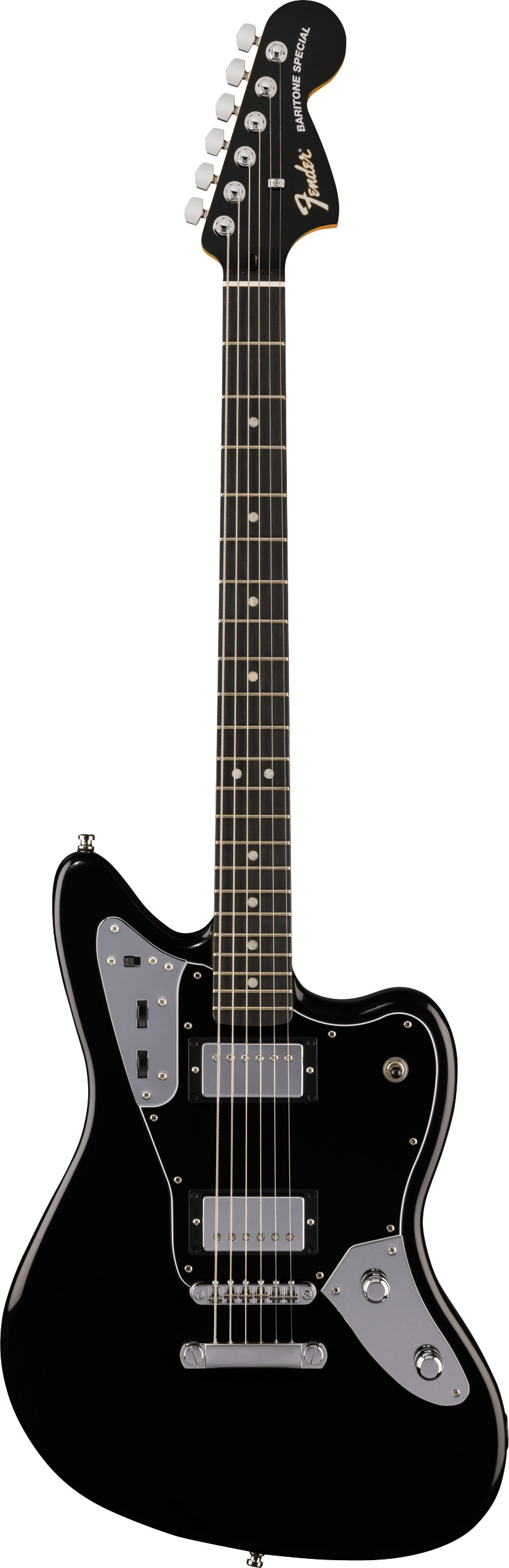 Fender Limited Edition Player Fusion Jaguar Baritone Ebony Fingerboard Black