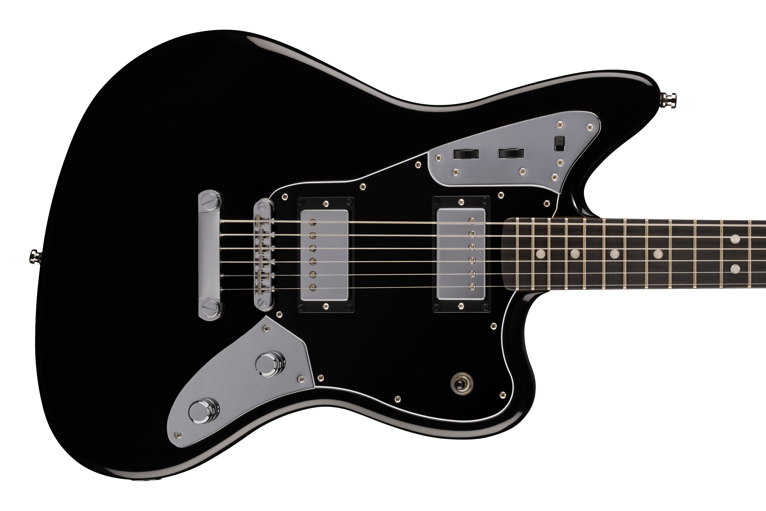 Fender Limited Edition Player Fusion Jaguar Baritone Ebony Fingerboard Black