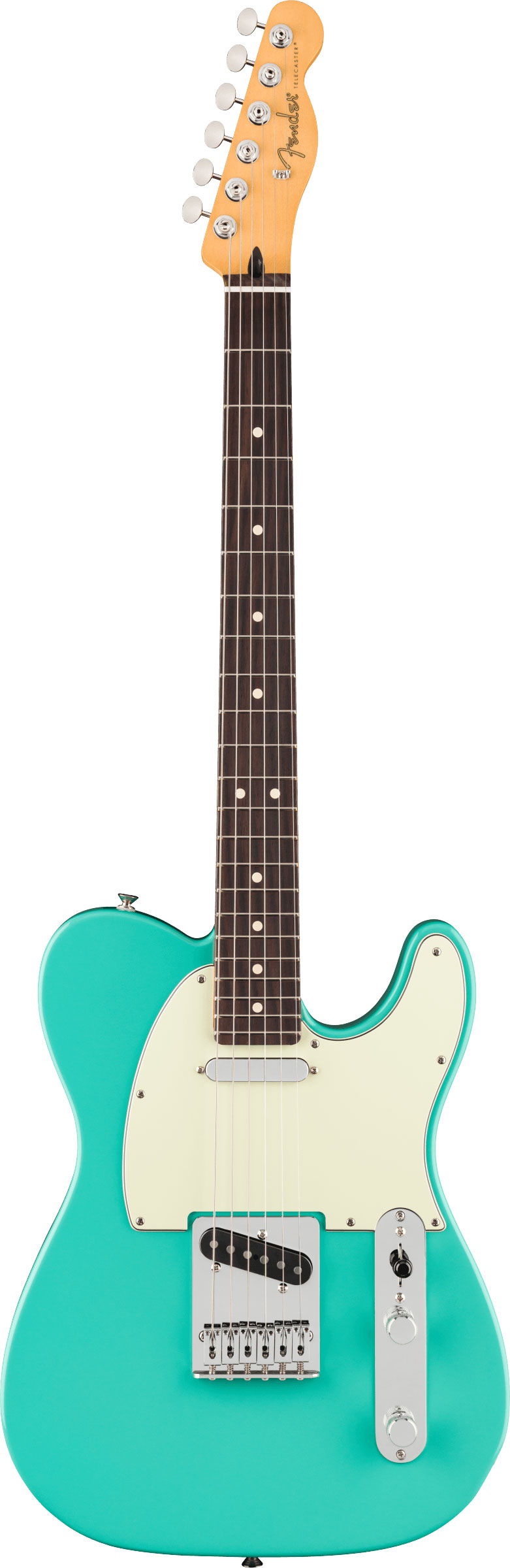 Fender 75th Anniversary Player II Telecaster Seafoam Green Rosewood Fingerboard