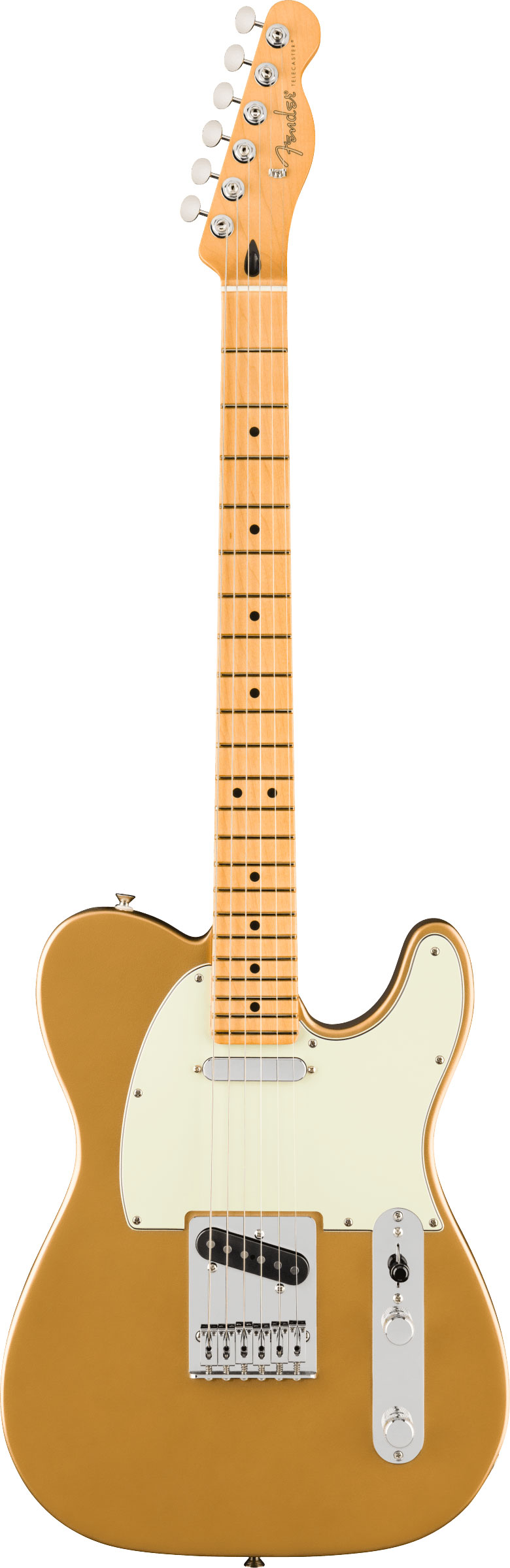 Fender 75th Anniversary Player II Telecaster Aztec Gold Maple Fingerboard