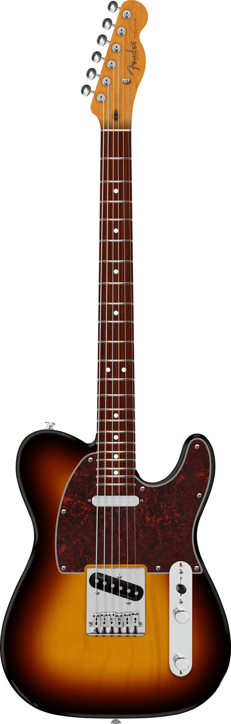 Fender 75th Anniversary Player II Baritone Telecaster 3 Colour Sunburst Rosewood Fingerboard