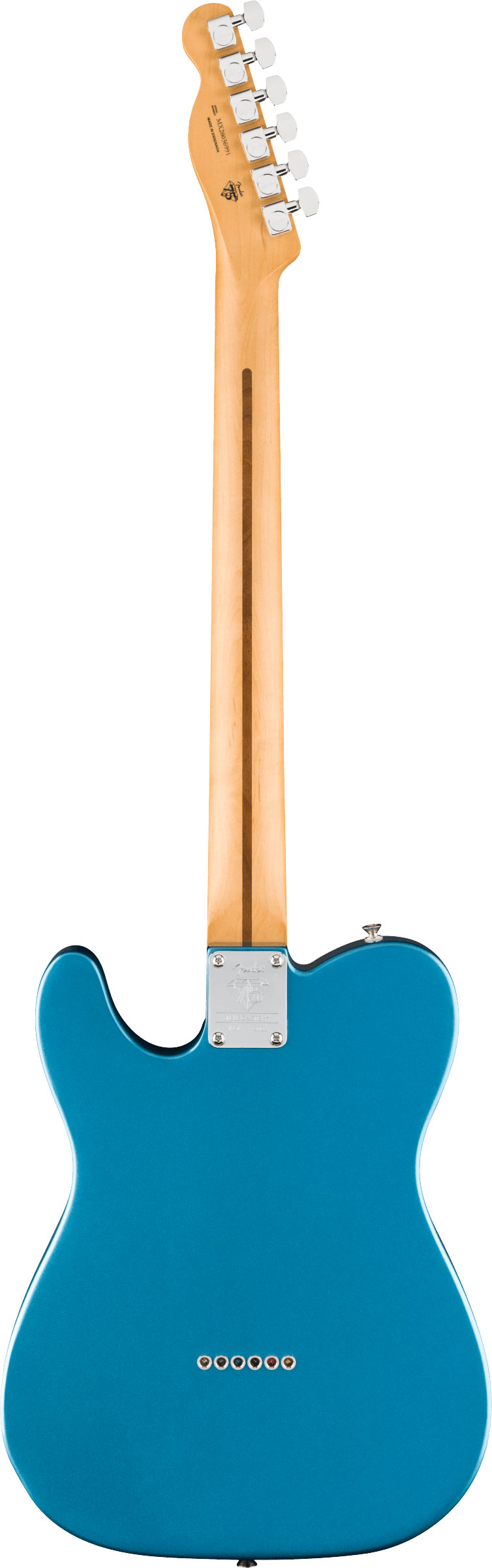Fender 75th Anniversary Player II Baritone Telecaster Lake Placid Blue Maple Fingerboard