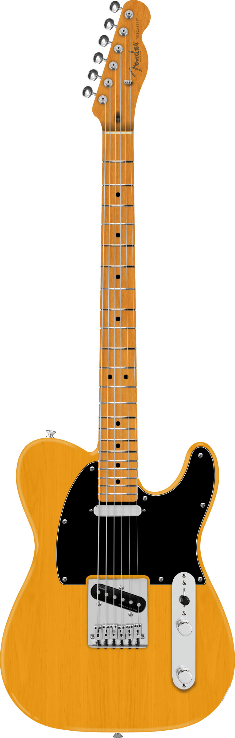 Fender 75th Anniversary Player II Baritone Telecaster Butterscotch Blonde Maple Fingerboard