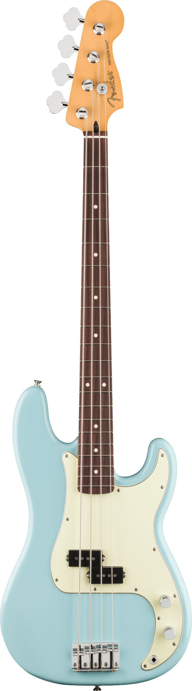 Fender 75th Anniversary Player II Precision Bass Daphne Blue Rosewood Fingerboard