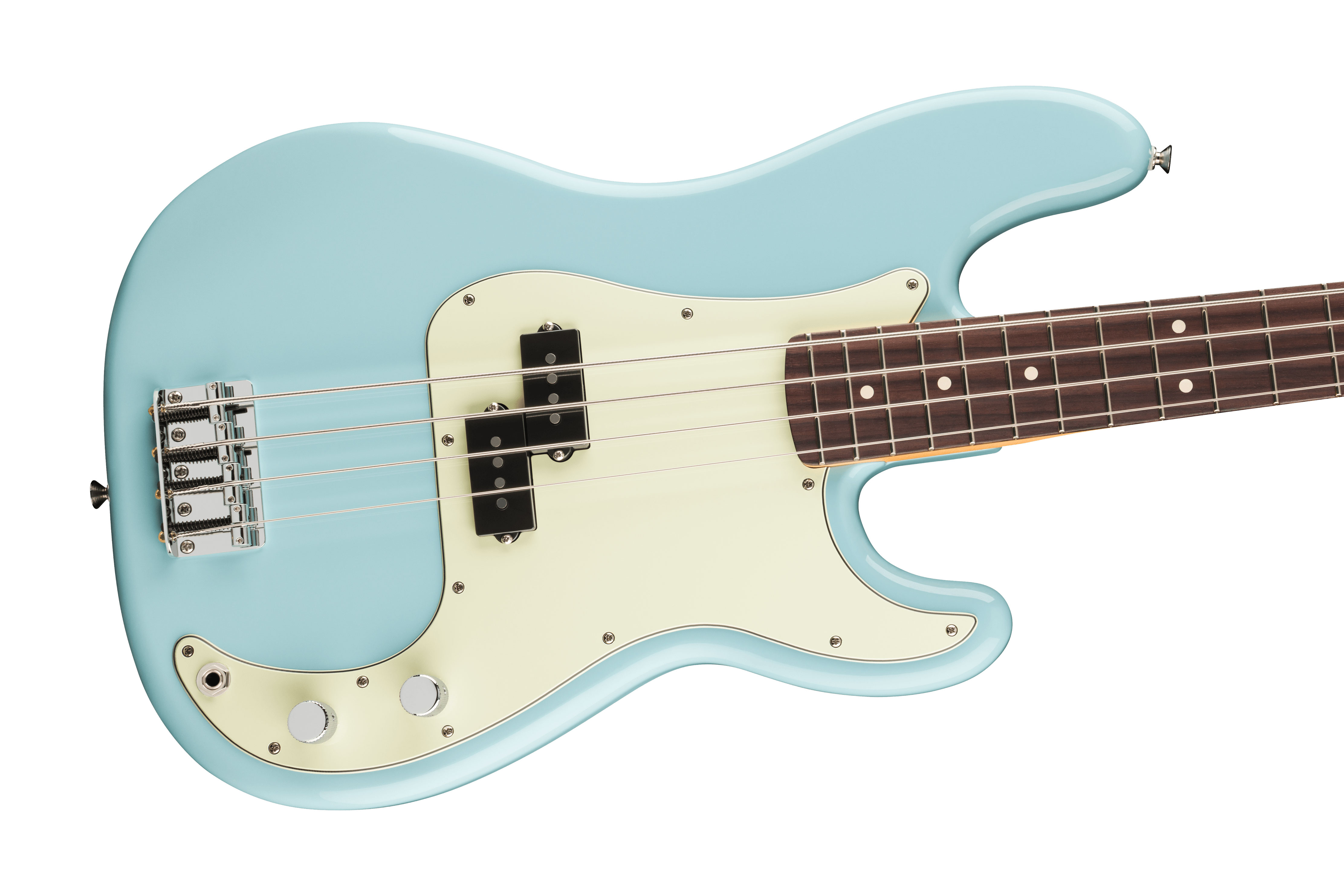 Fender 75th Anniversary Player II Precision Bass Daphne Blue Rosewood Fingerboard