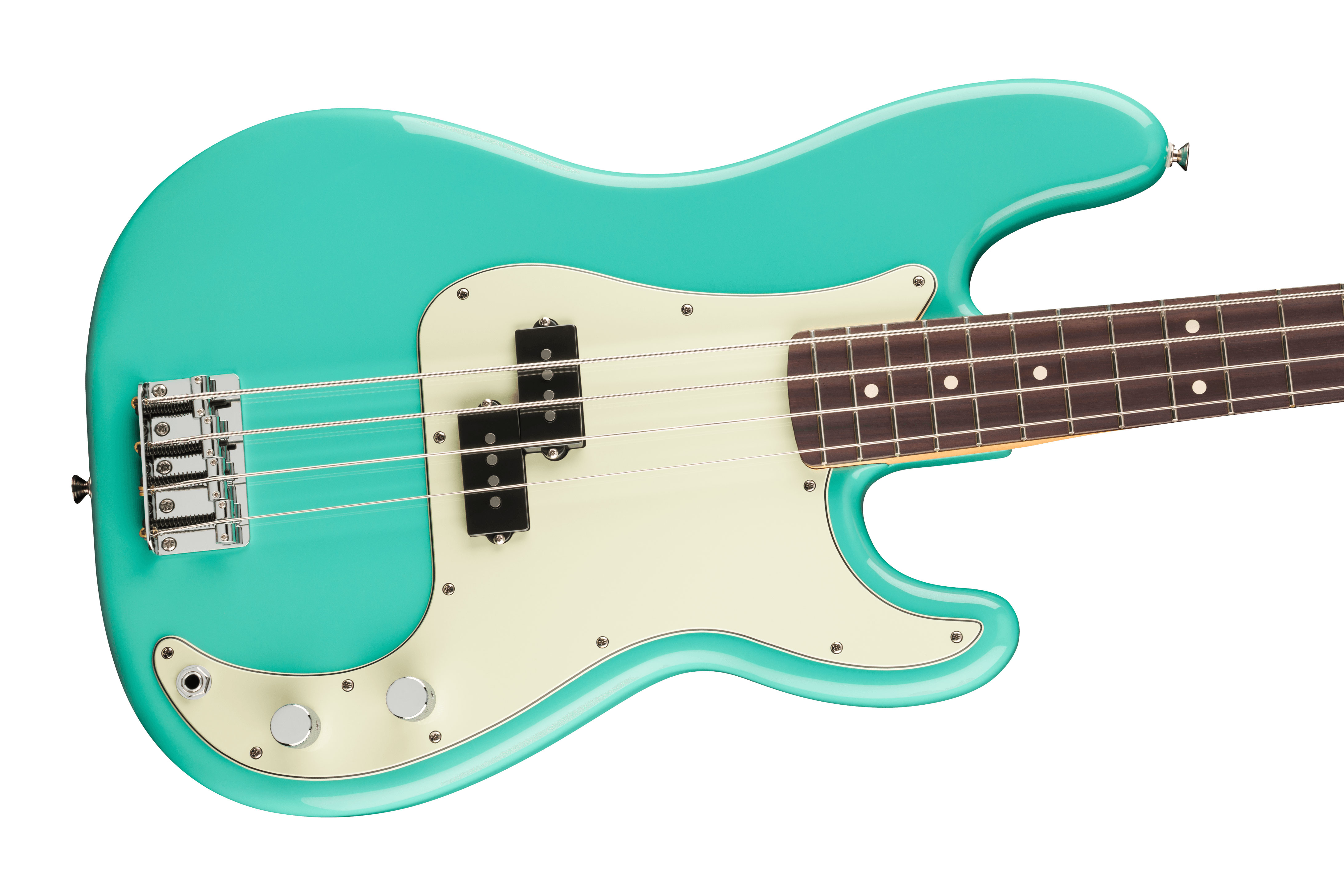 Fender 75th Anniversary Player II Precision Bass Seafoam Green Rosewood Fingerboard