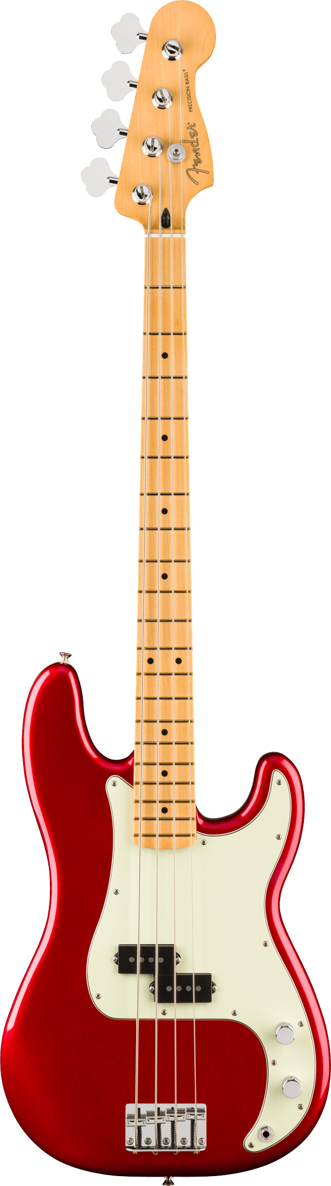 Fender 75th Anniversary Player II Precision Bass Candy Apple Red Maple Fingerboard