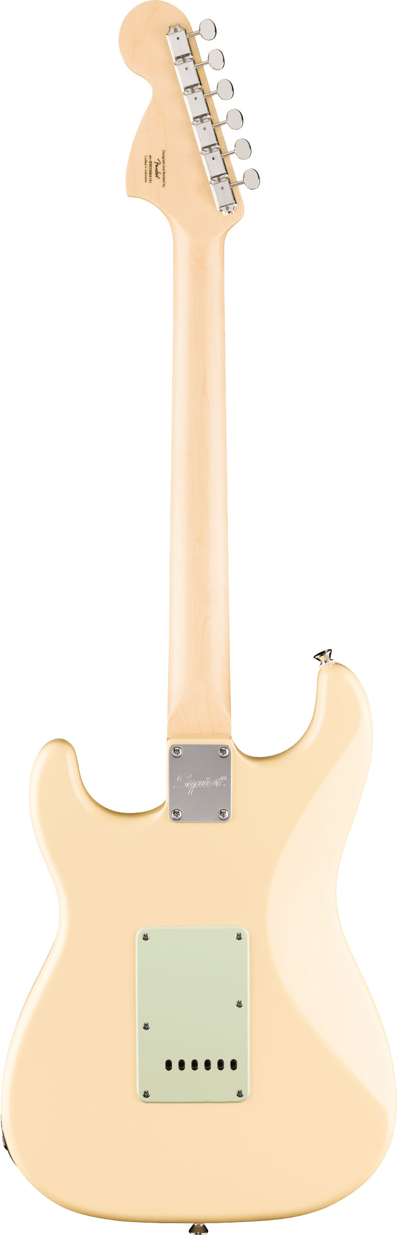 Squier Paranormal Stratocaster Deluxe Mint Pickguard Vintage White Indian Laurel Fingerboard