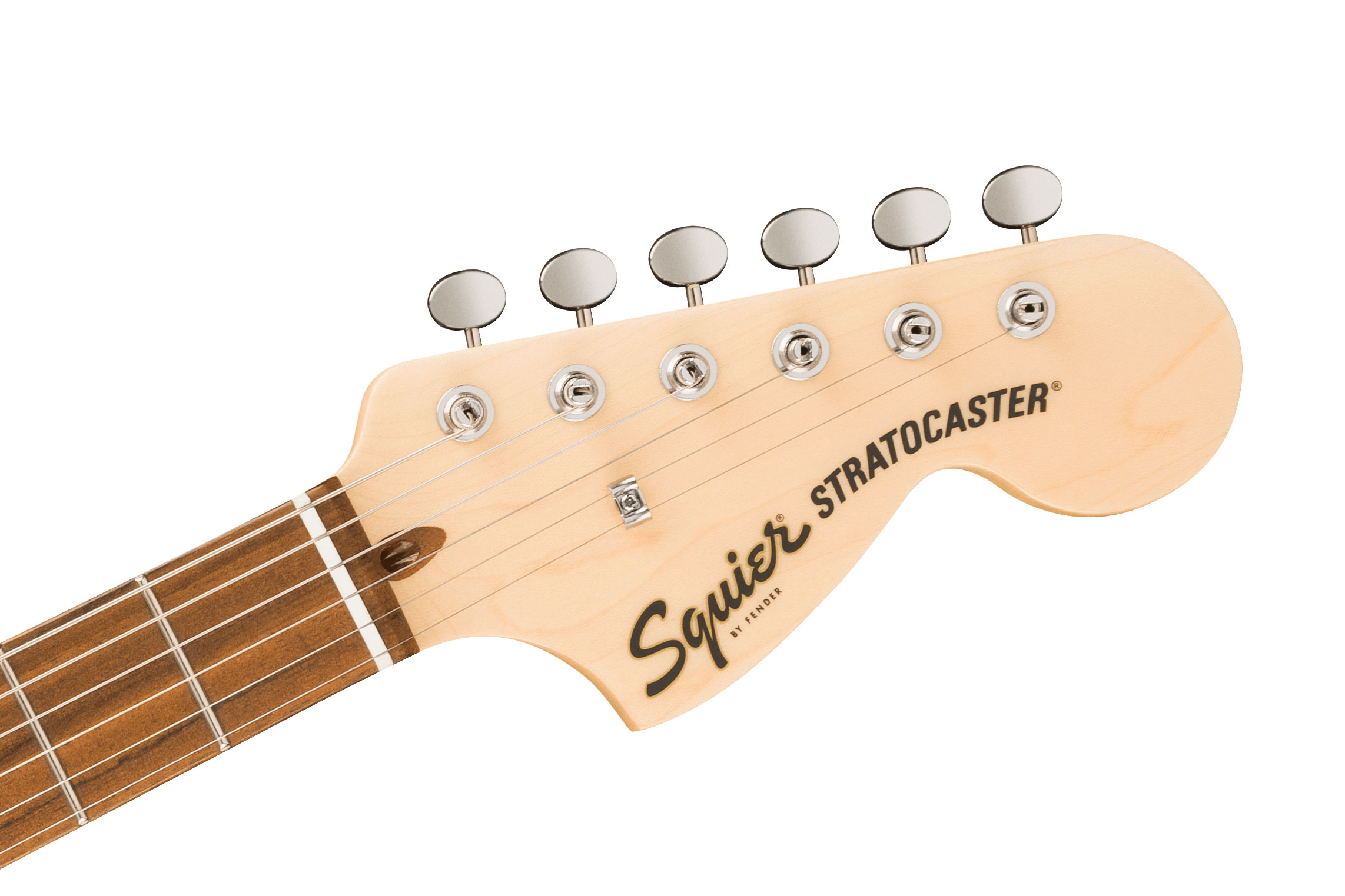 Squier Paranormal Stratocaster Deluxe Mint Pickguard Vintage White Indian Laurel Fingerboard