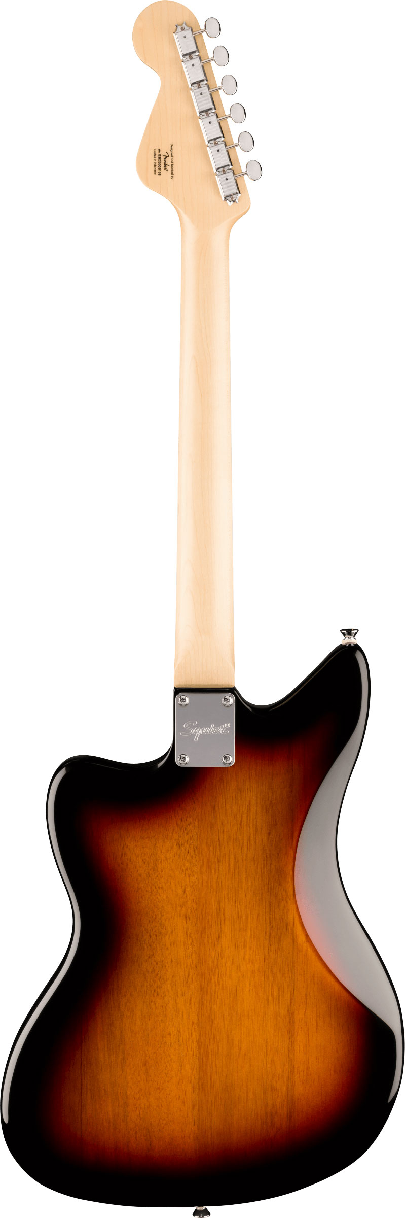 Squier Paranormal Electric VI Parchment Pickguard 3 Colour Sunburst Indian Laurel Fingerboard