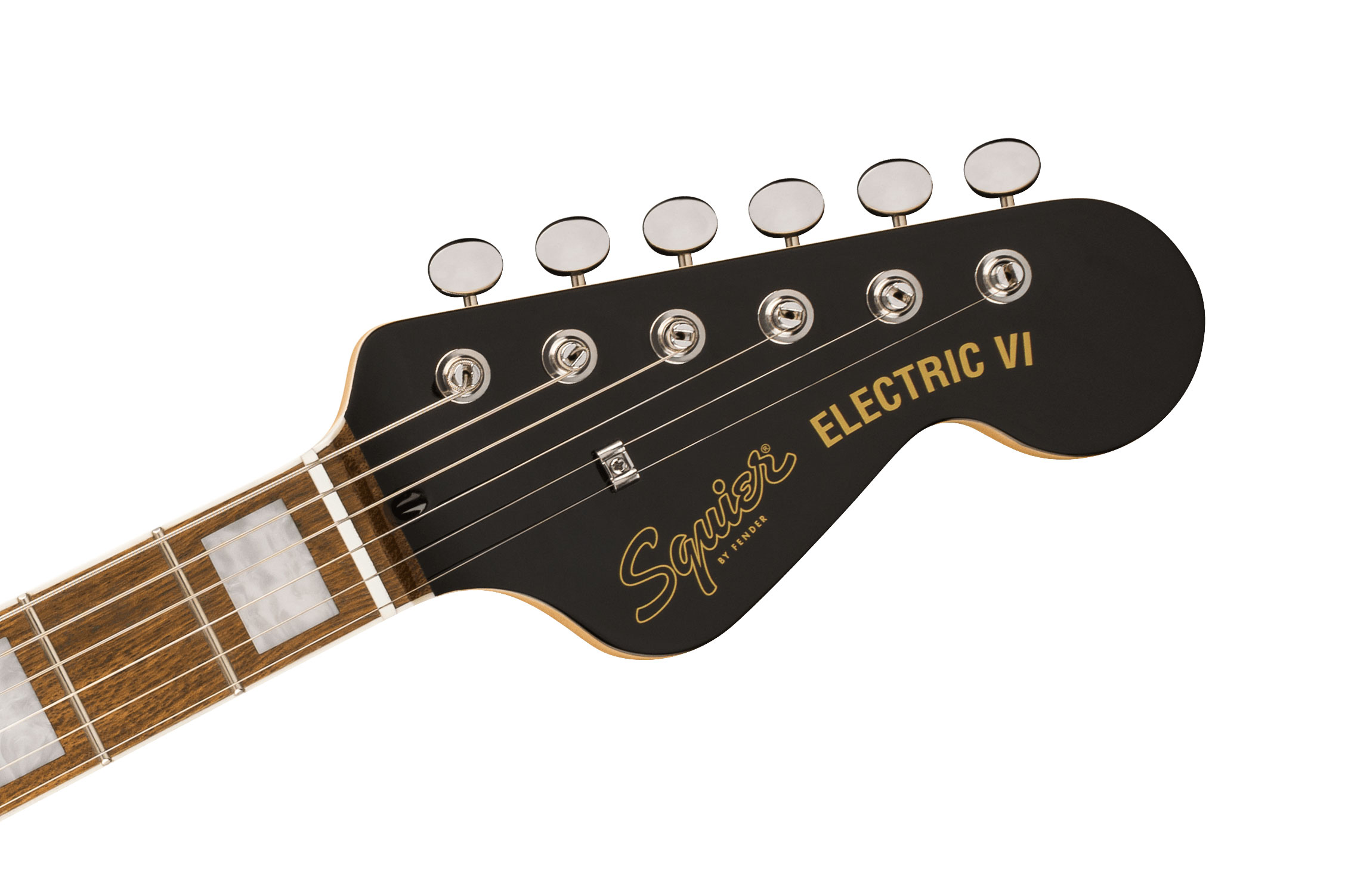 Squier Paranormal Electric VI Parchment Pickguard 3 Colour Sunburst Indian Laurel Fingerboard