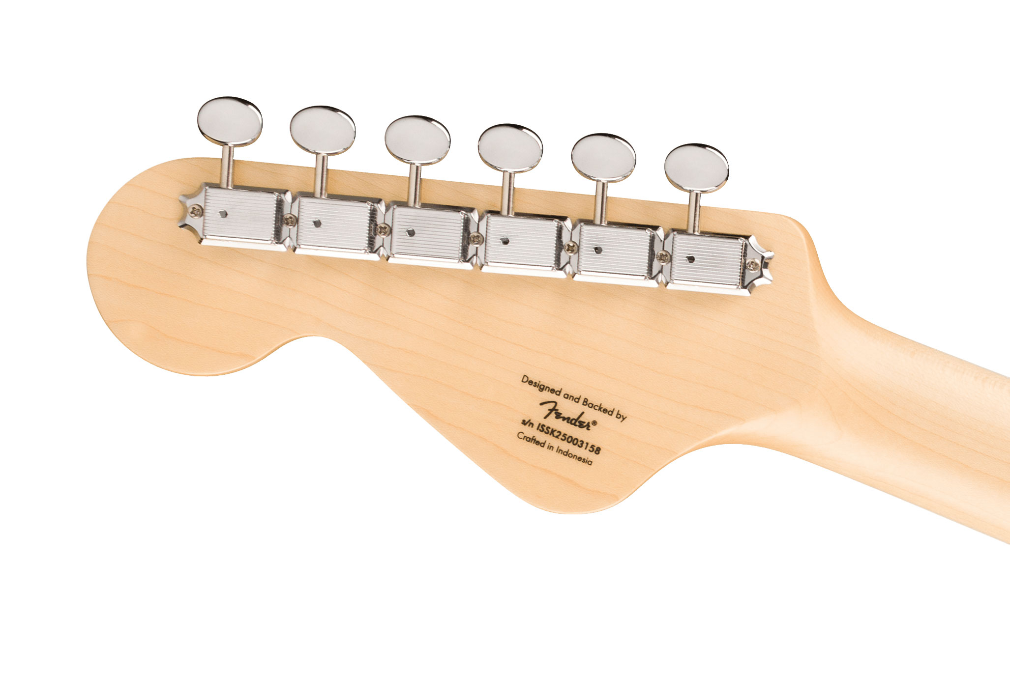 Squier Paranormal Electric VI Parchment Pickguard 3 Colour Sunburst Indian Laurel Fingerboard