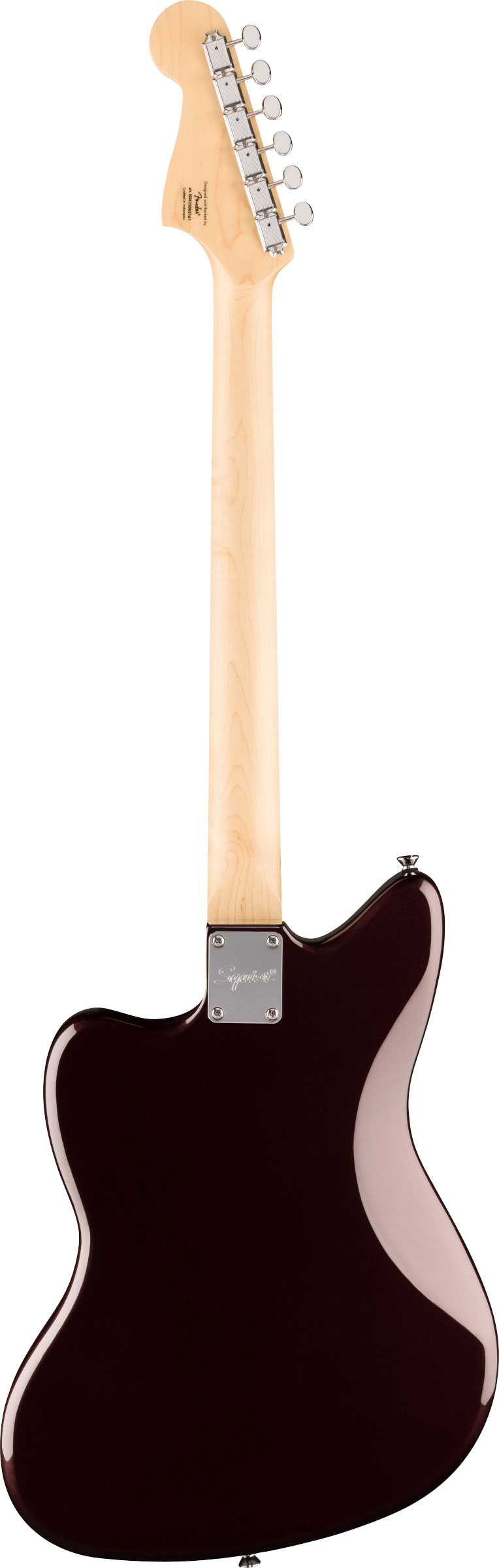 Squier Paranormal Baritone Jazzmaster HH Black Pickguard Oxblood Indian Laurel Fingerboard