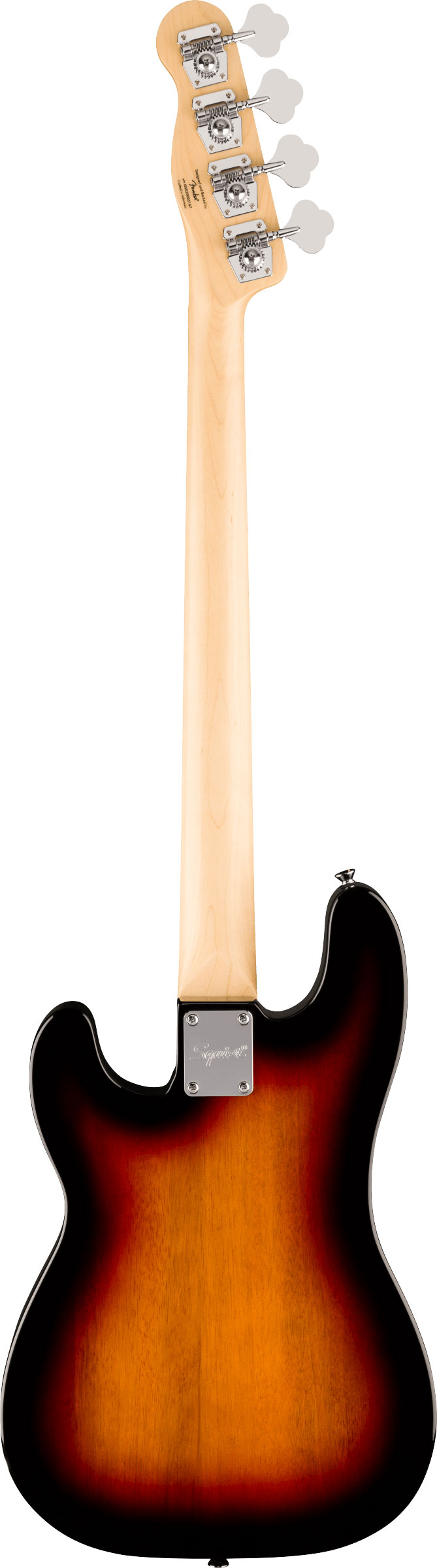 Squier Paranormal Precision Bass Thinline SJ Black Pickguard 3 Colour Sunburst Indian Laurel Fingerboard