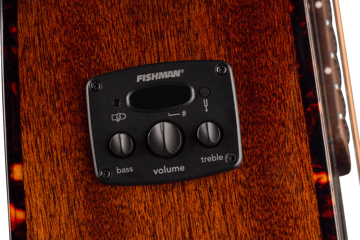 Fender California Deluxe Redondo CE Walnut Fingerboard Black