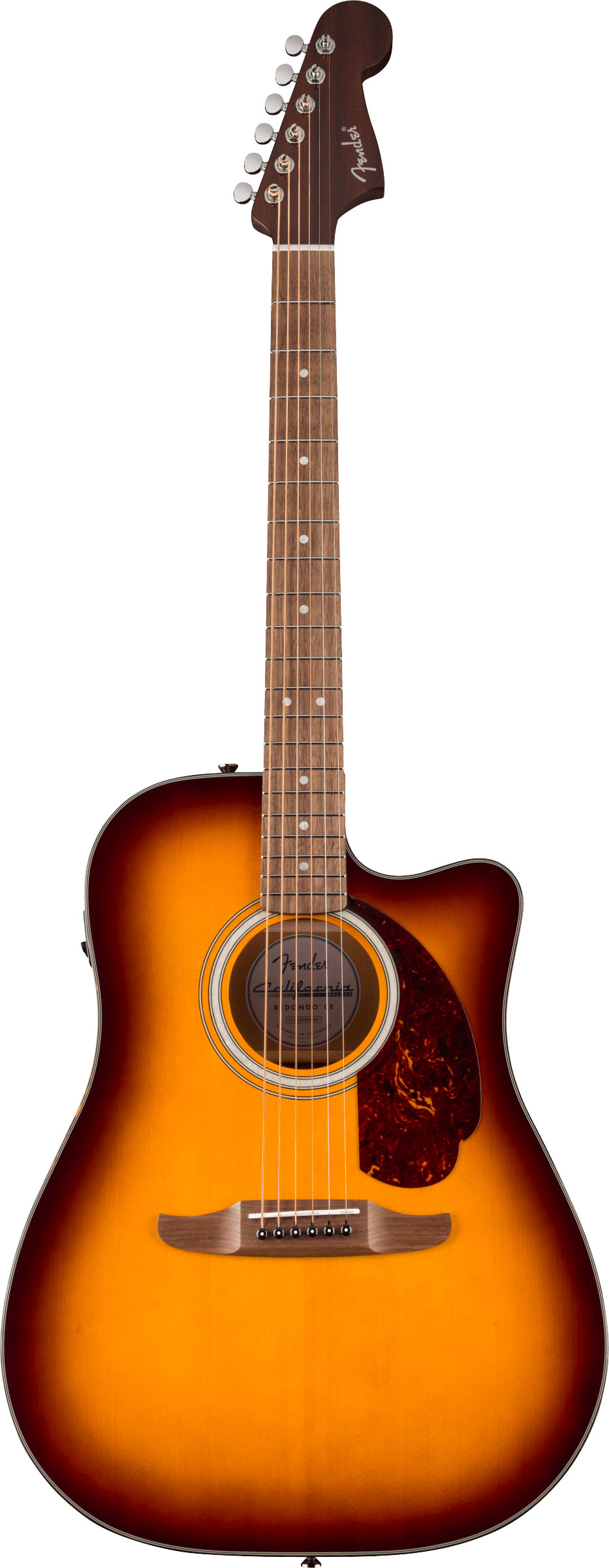 Fender California Deluxe Redondo CE Walnut Fingerboard Honey Sunburst