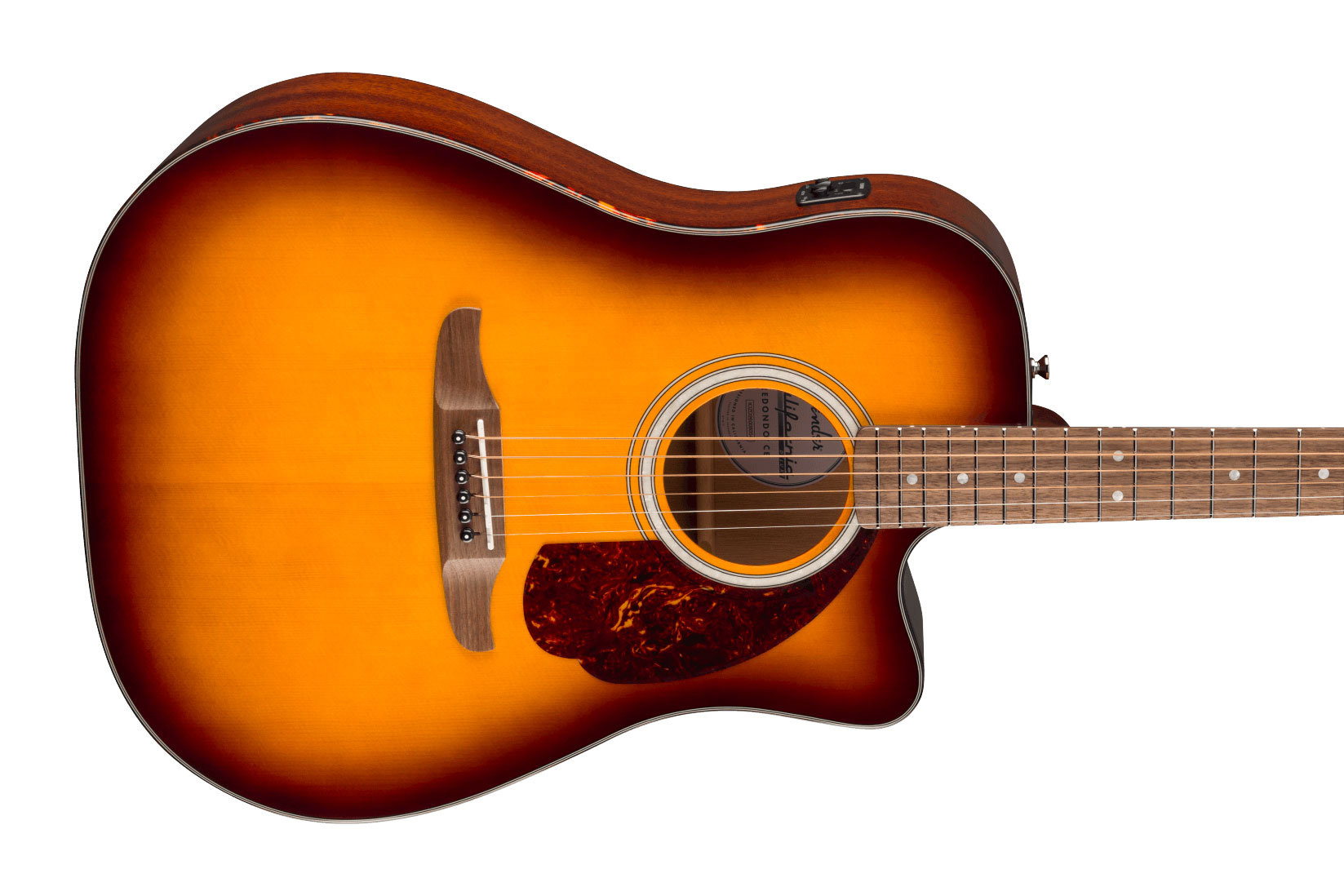 Fender California Deluxe Redondo CE Walnut Fingerboard Honey Sunburst