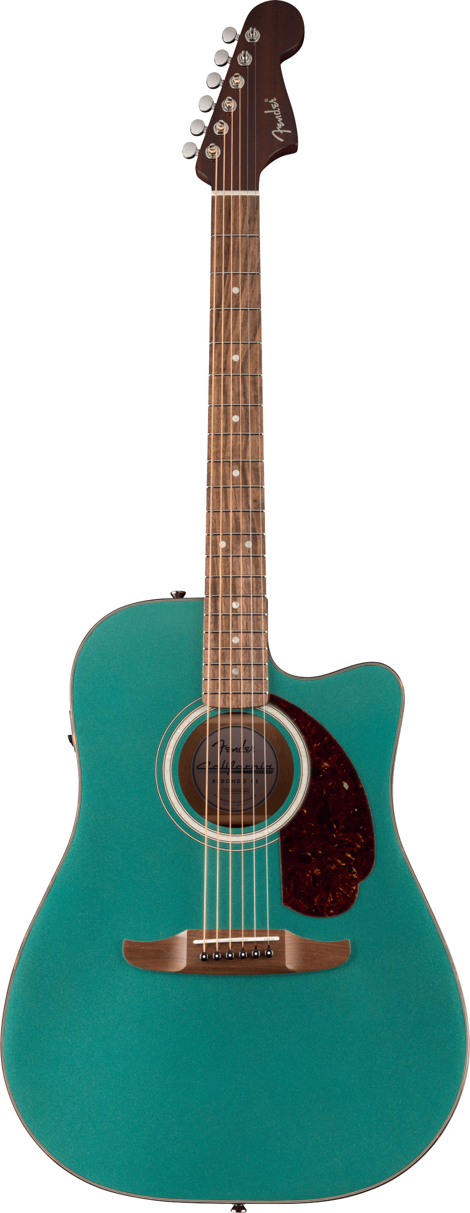 Fender California Deluxe Redondo CE Walnut Fingerboard Sherwood Green