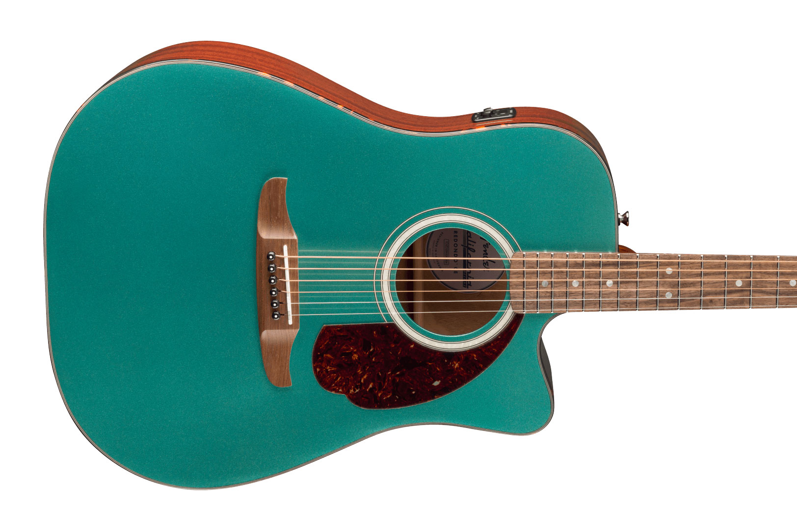 Fender California Deluxe Redondo CE Walnut Fingerboard Sherwood Green