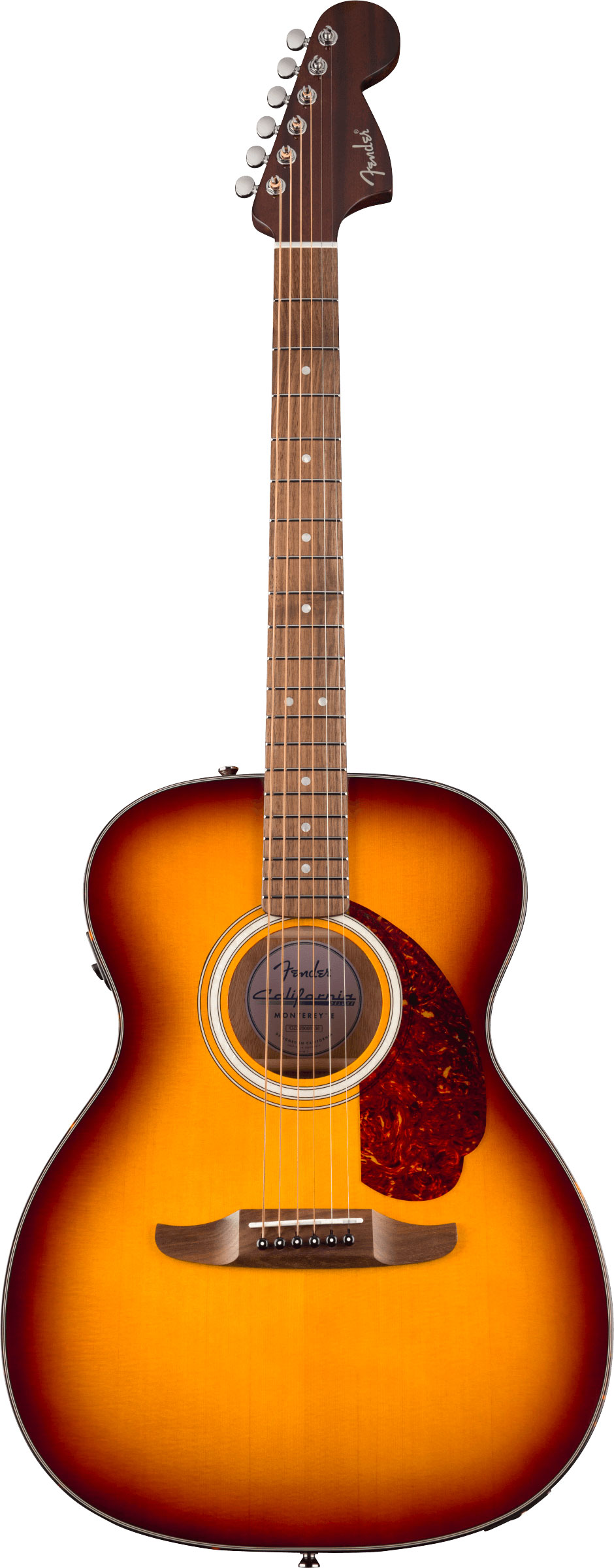Fender California Deluxe Monterey E Walnut Fingerboard Honey Sunburst