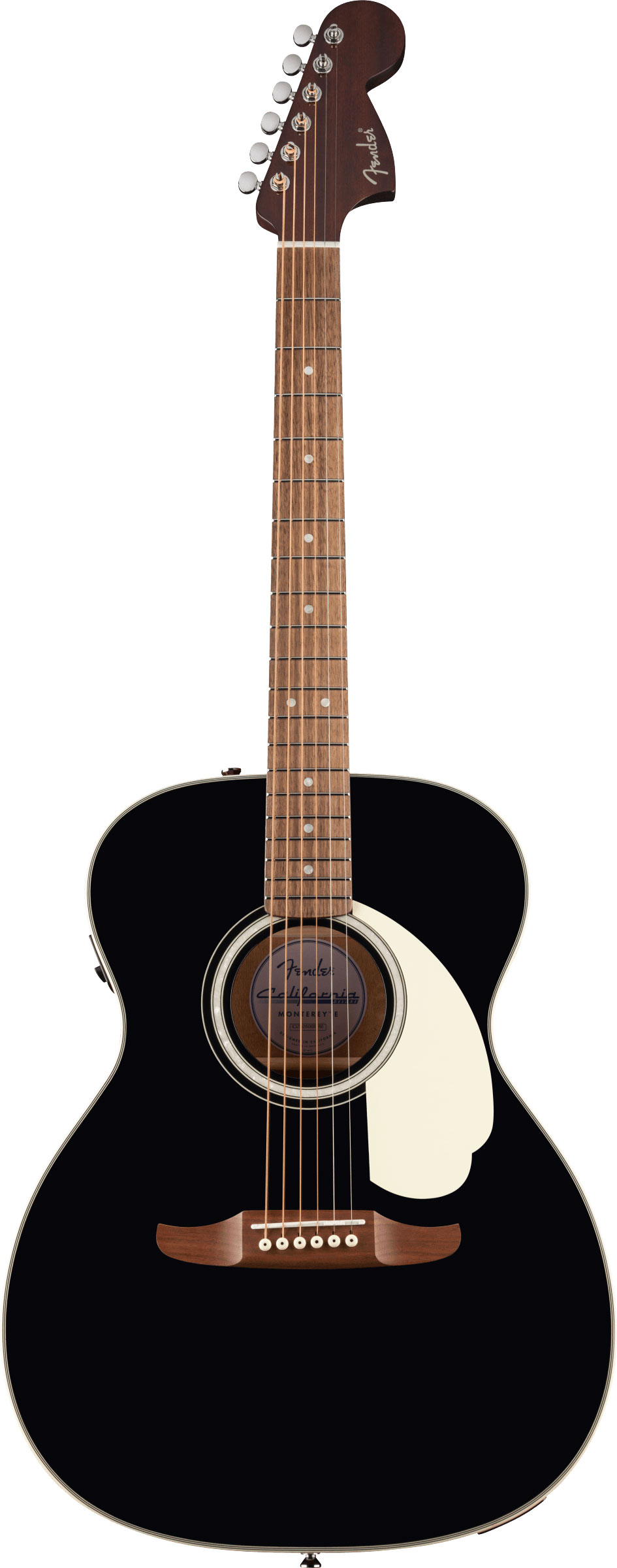 Fender California Deluxe Monterey E Ivory Pickguard Black