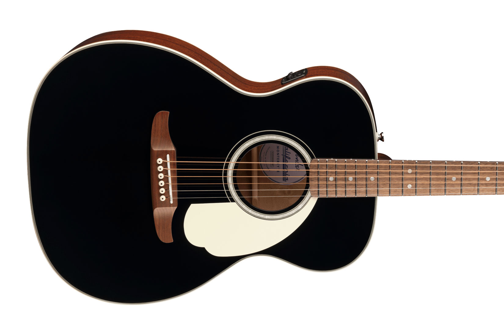 Fender California Deluxe Monterey E Ivory Pickguard Black