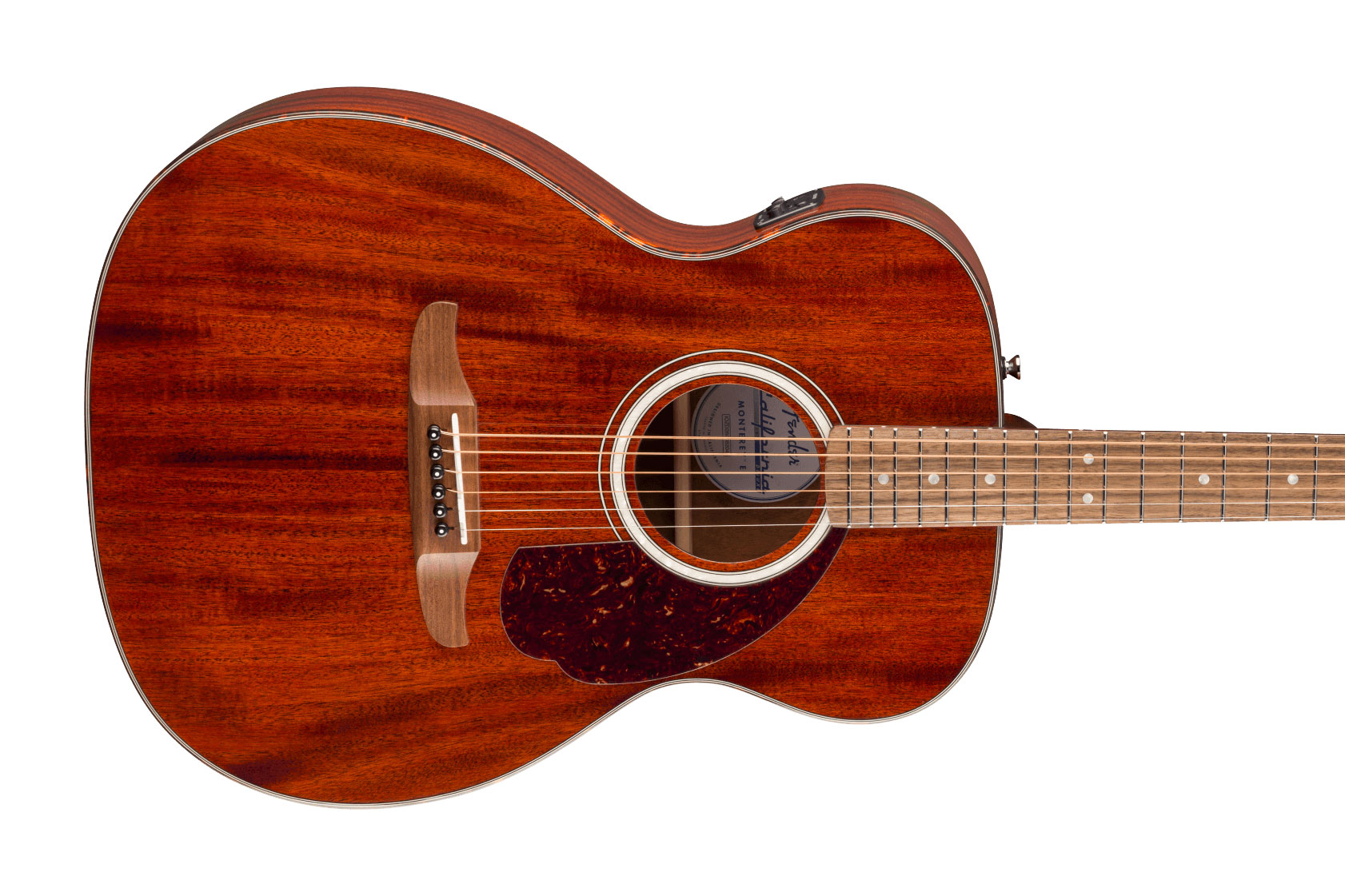 Fender California Deluxe Monterey E Mahogany Walnut Fingerboard Natural