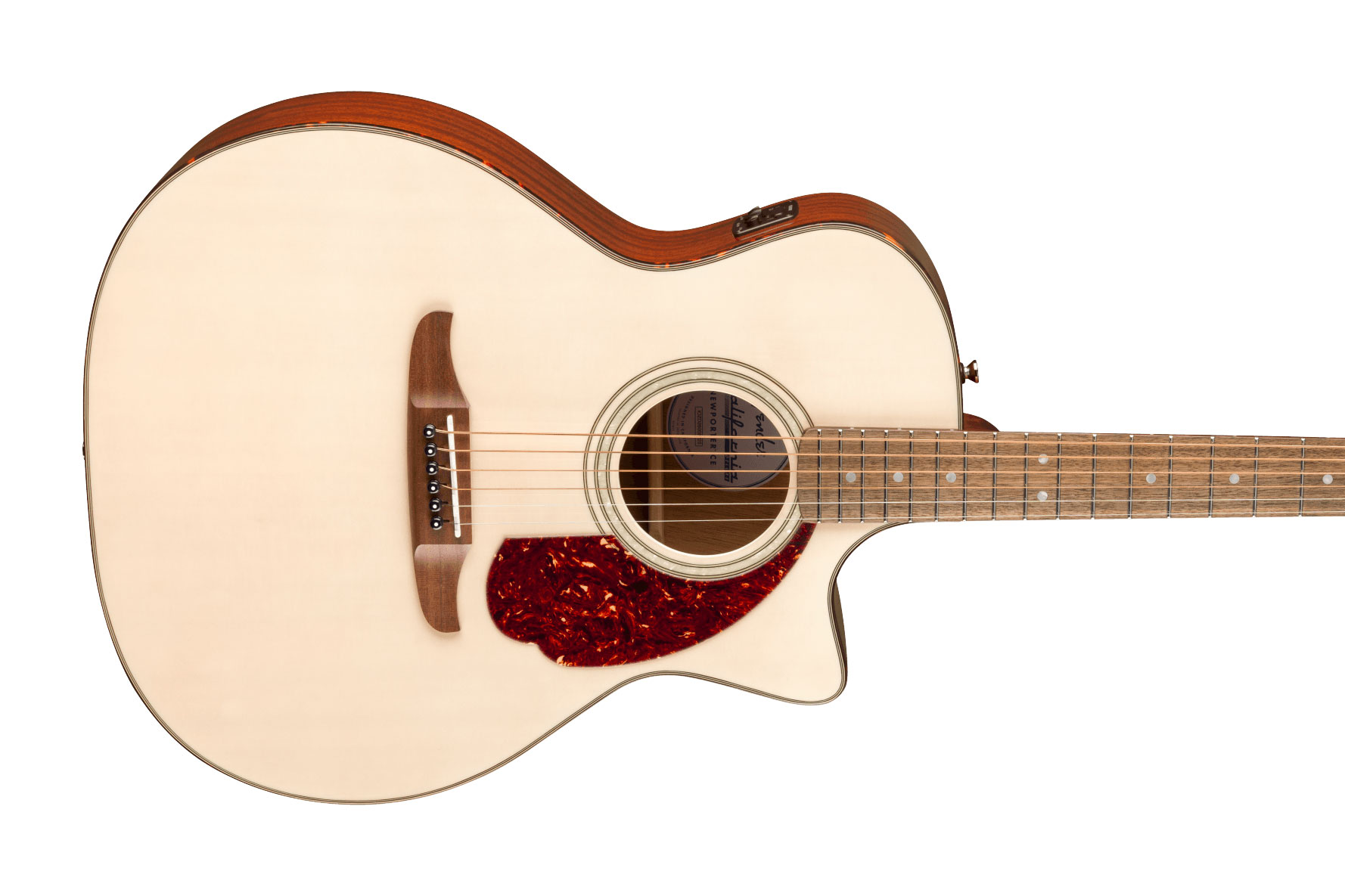 Fender California Deluxe Newporter CE Walnut Fingerboard White Blonde