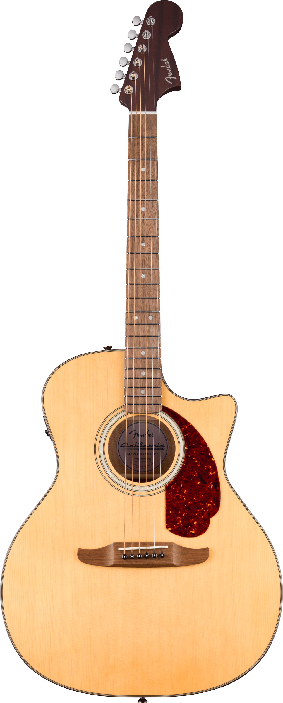 Fender California Deluxe Newporter CE Tortoiseshell Pickguard Natural