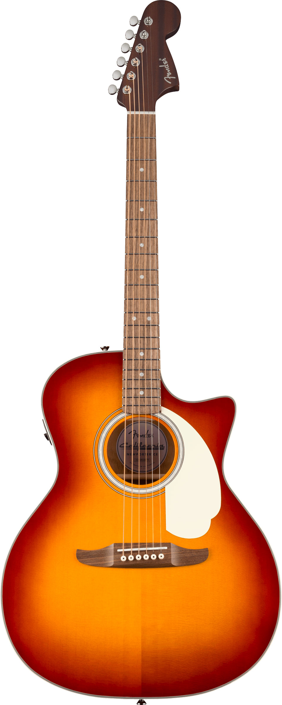 Fender California Deluxe Newporter CE Walnut Fingerboard Sienna Sunburst